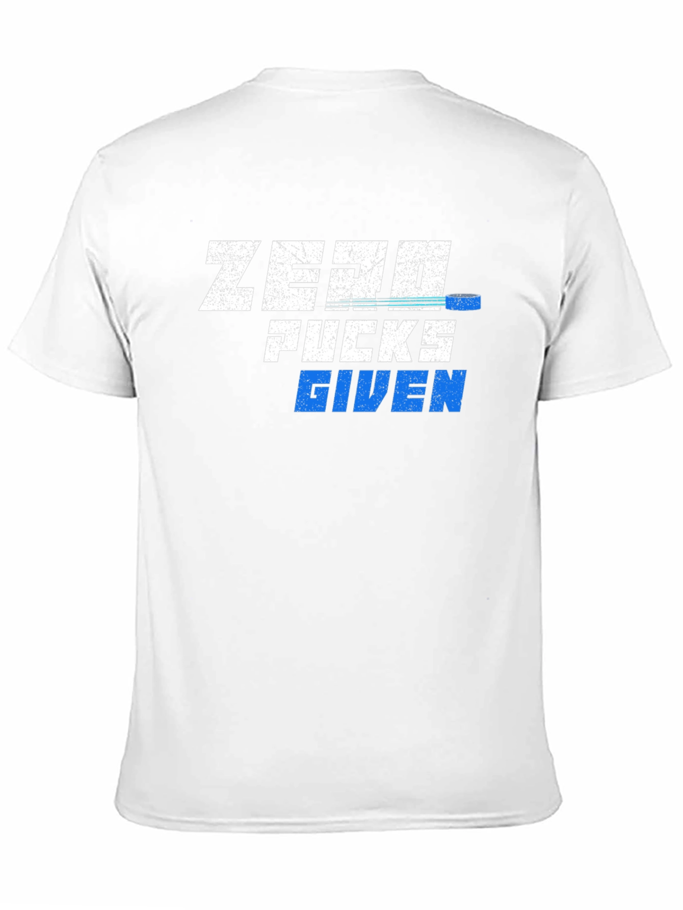 Zero Pucks Given T-Shirt - Hockey Fan Tee