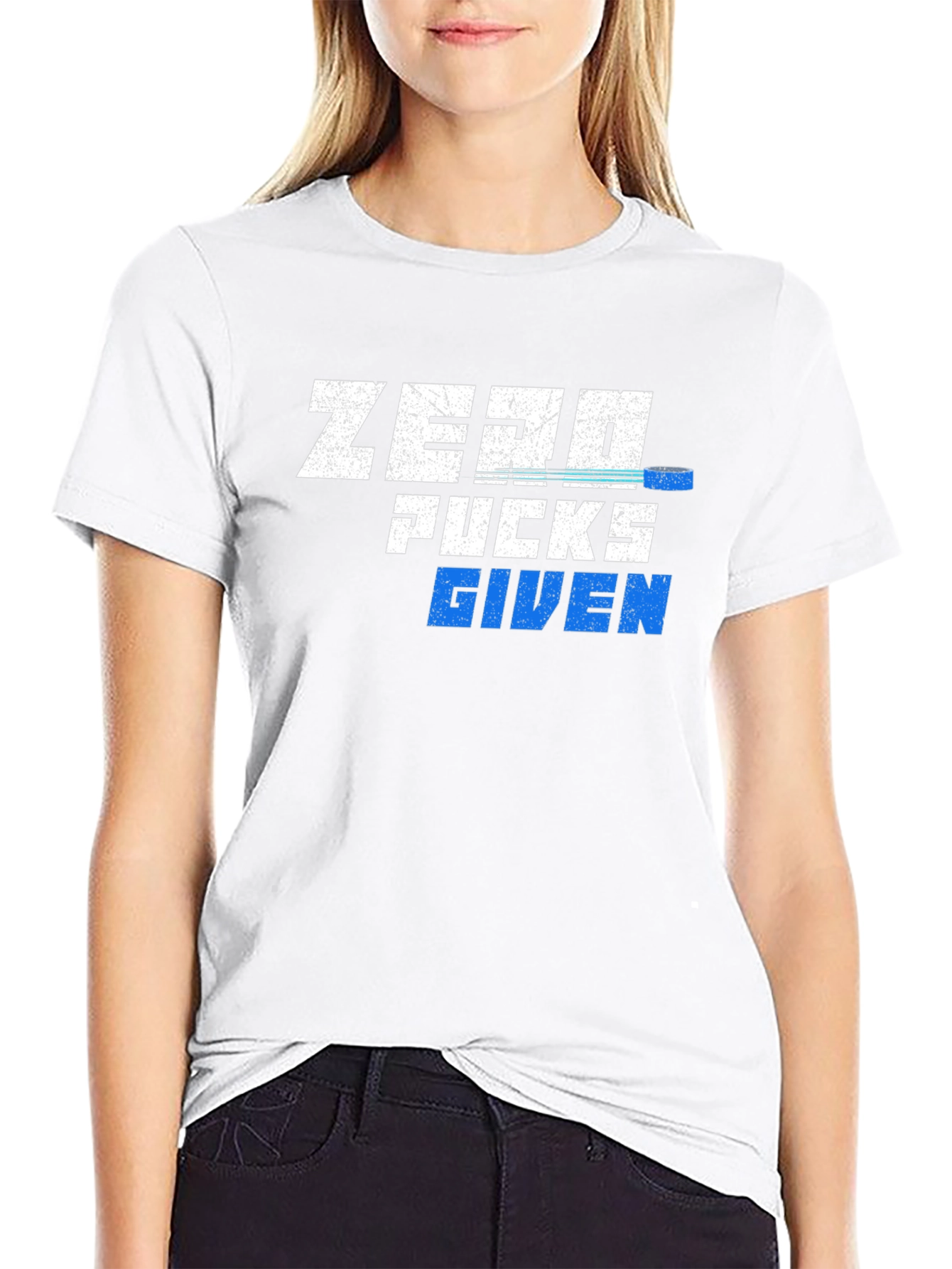Zero Pucks Given T-Shirt - Hockey Fan Tee