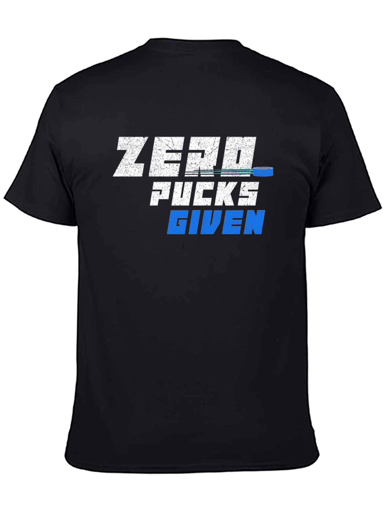 Zero Pucks Given T-Shirt - Hockey Fan Tee