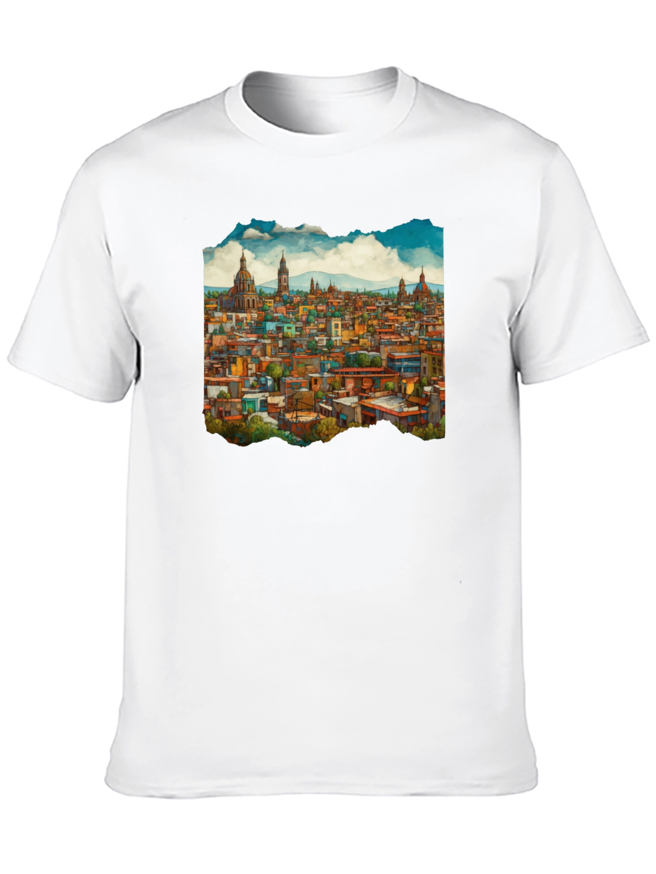 Cityscape Graphic Tee - Urban Style