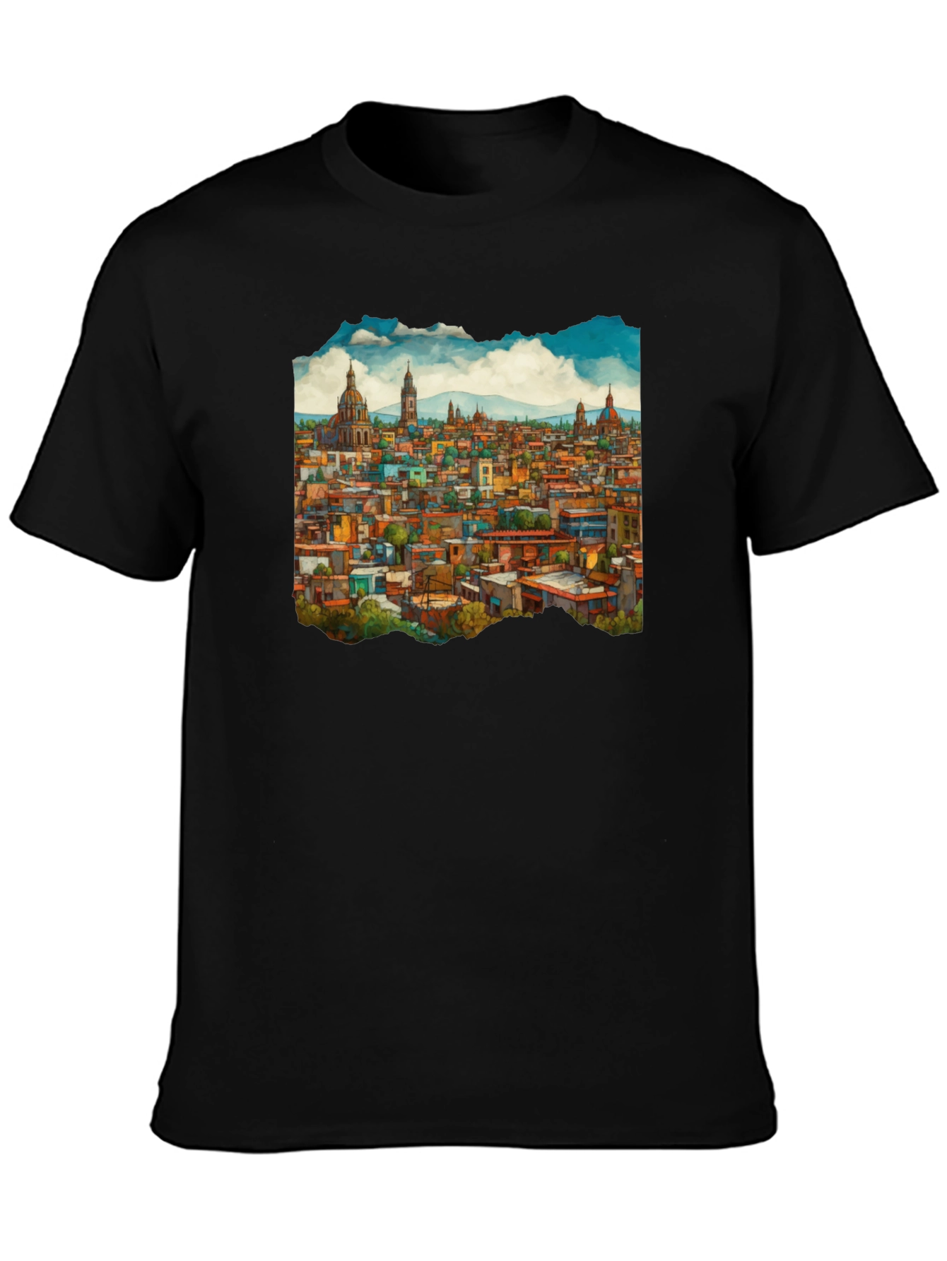 Cityscape Graphic Tee - Urban Style
