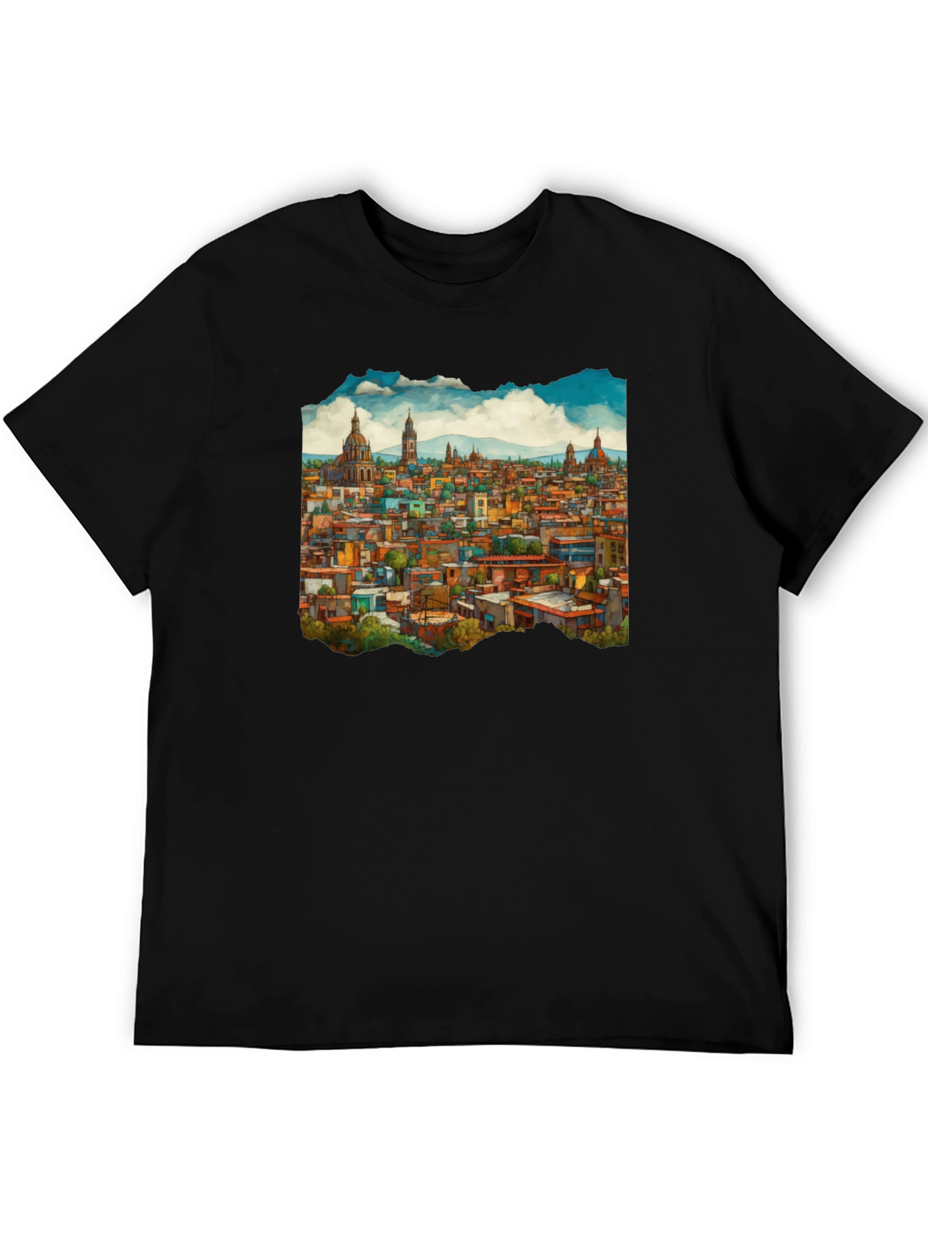 Cityscape Graphic Tee - Urban Style