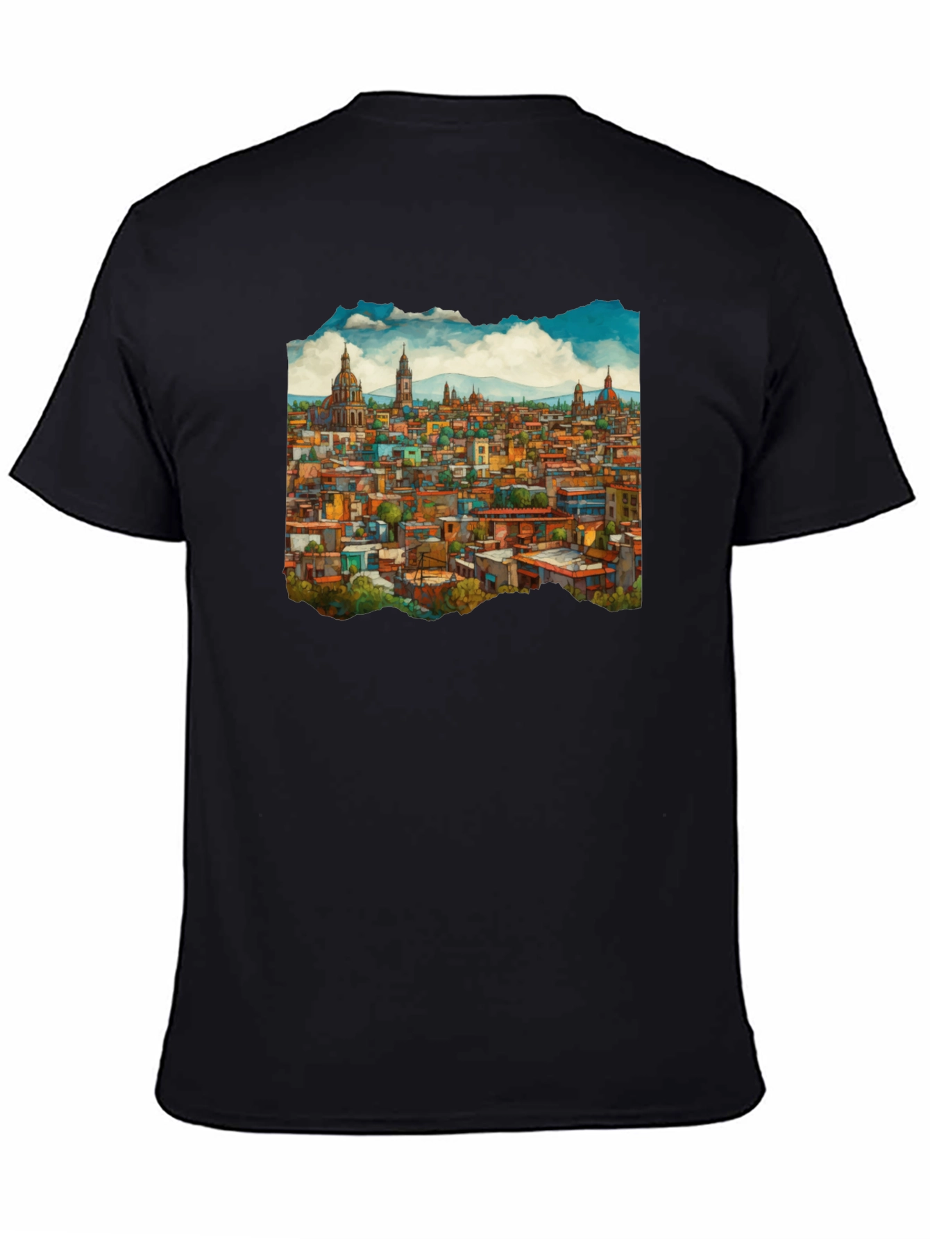 Cityscape Graphic Tee - Urban Style