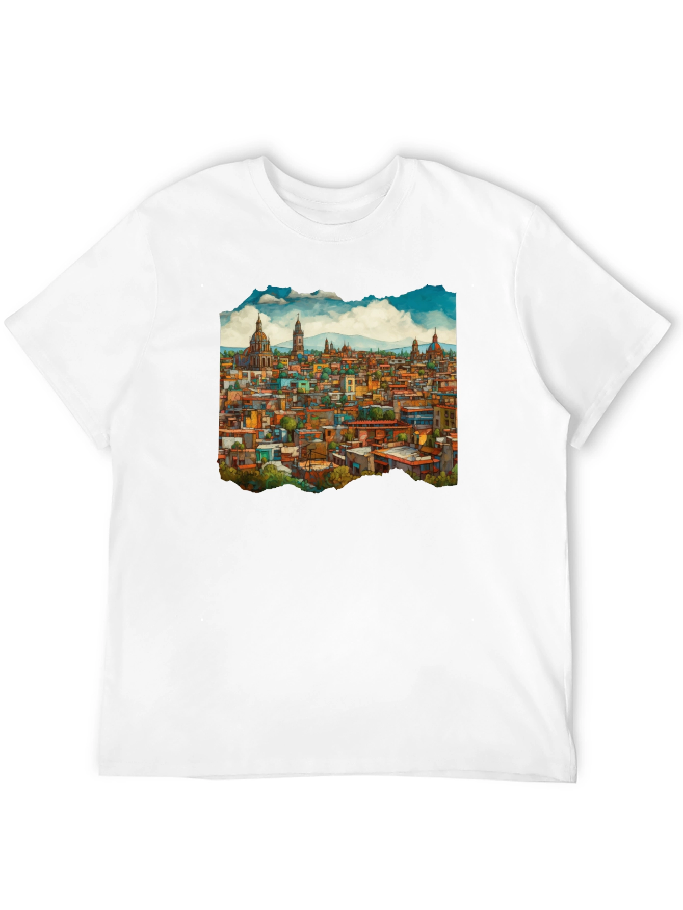 Cityscape Graphic Tee - Urban Style