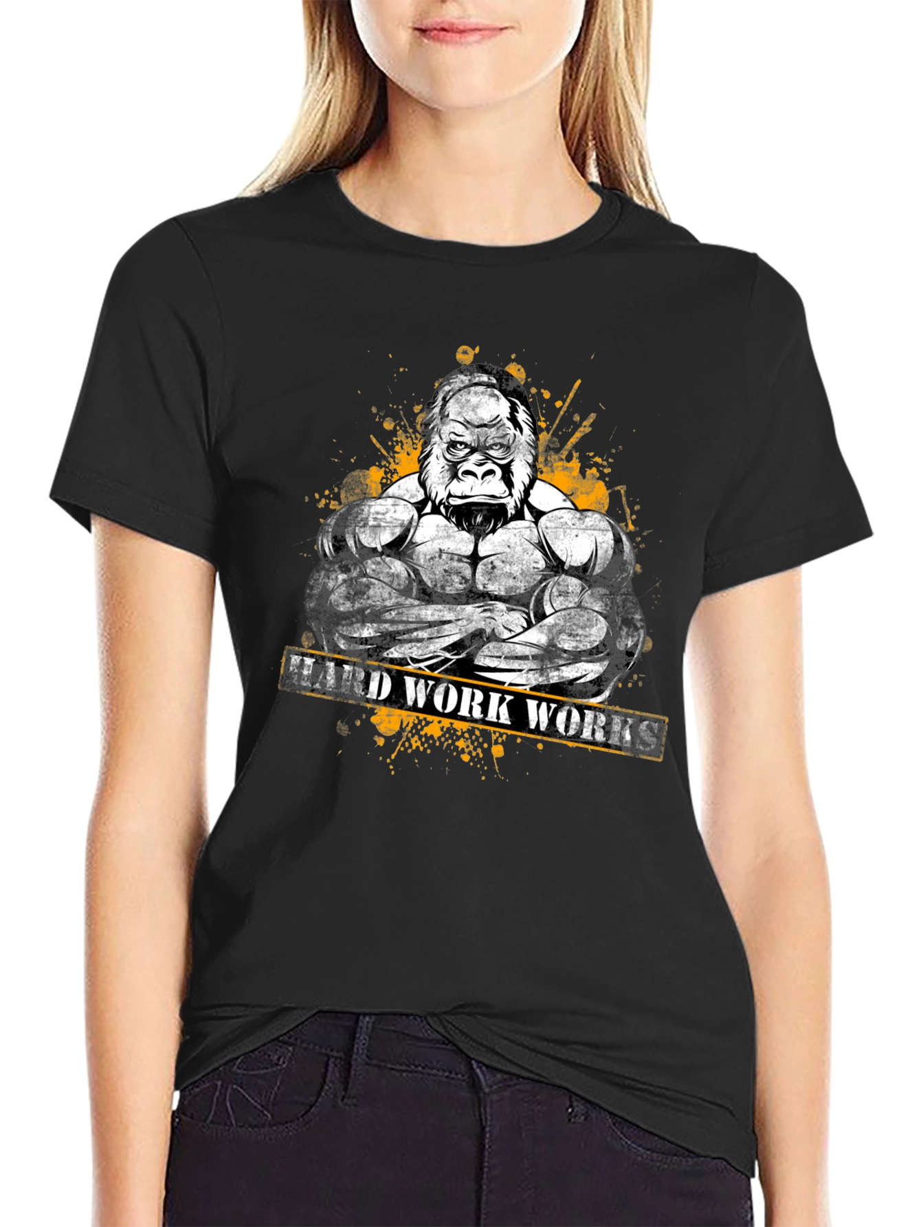 Hard Work Works Gorilla Gym T-Shirt