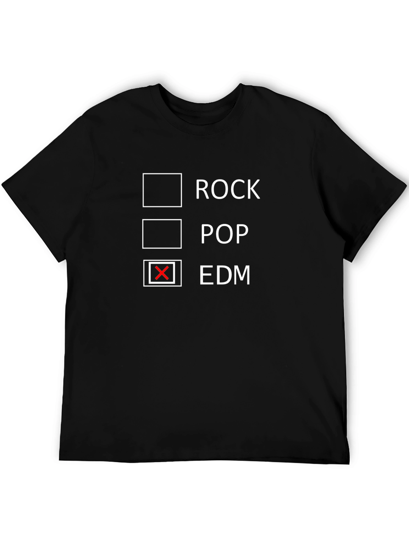 EDM Music Choice Black T-Shirt