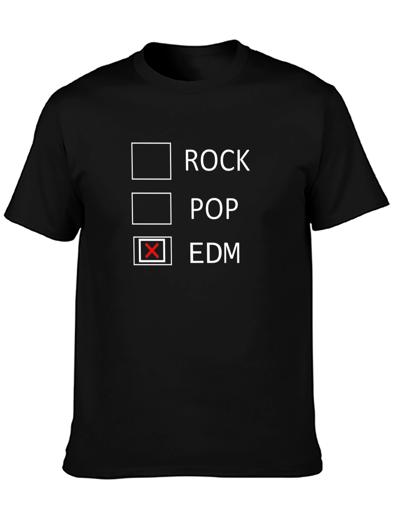 EDM Music Choice Black T-Shirt