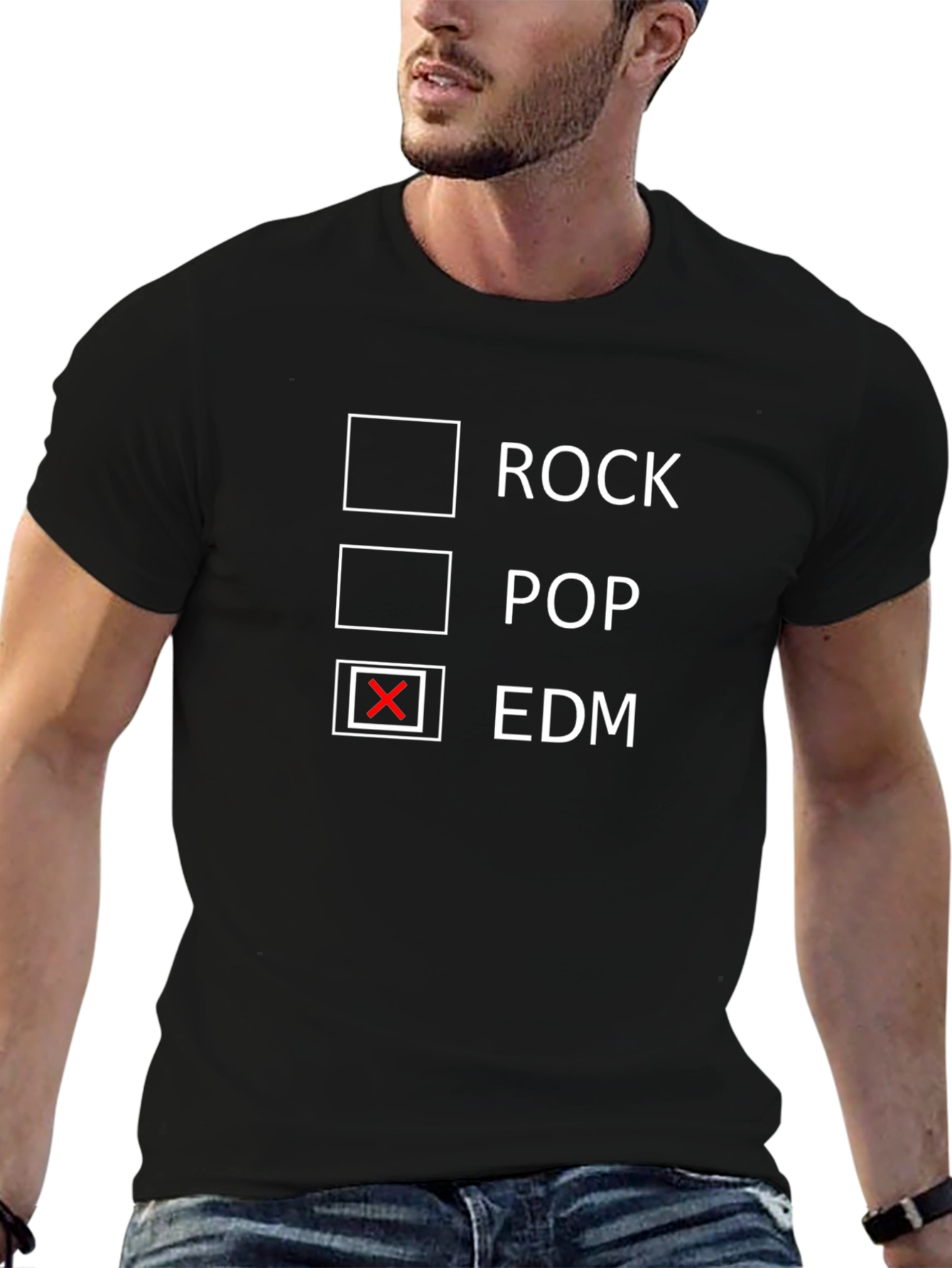 EDM Music Choice Black T-Shirt
