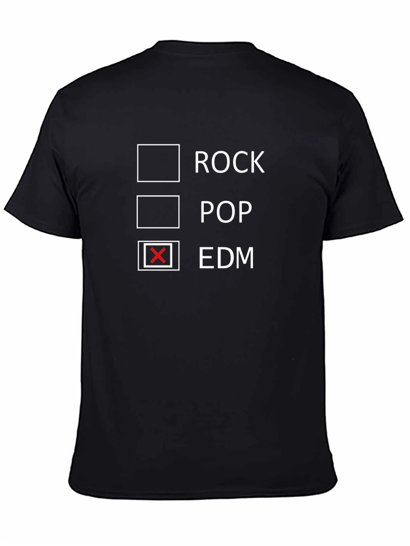 EDM Music Choice Black T-Shirt