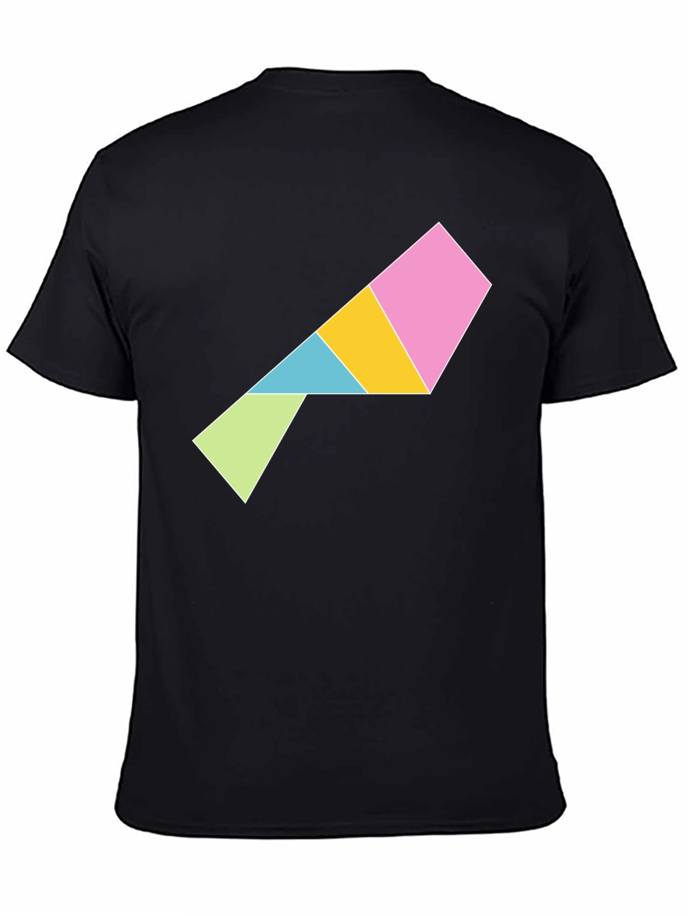 Geometric Puzzle Piece T-Shirt - Modern Art Tee