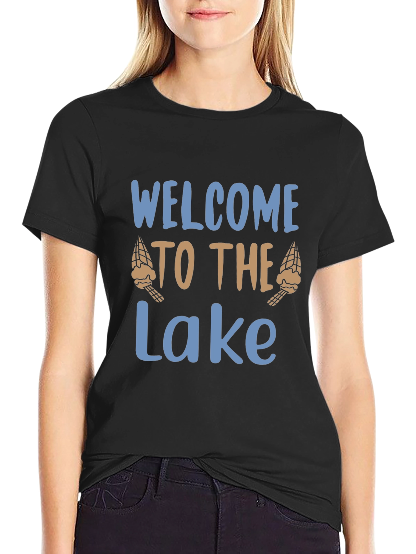 Welcome to the Lake Black T-Shirt