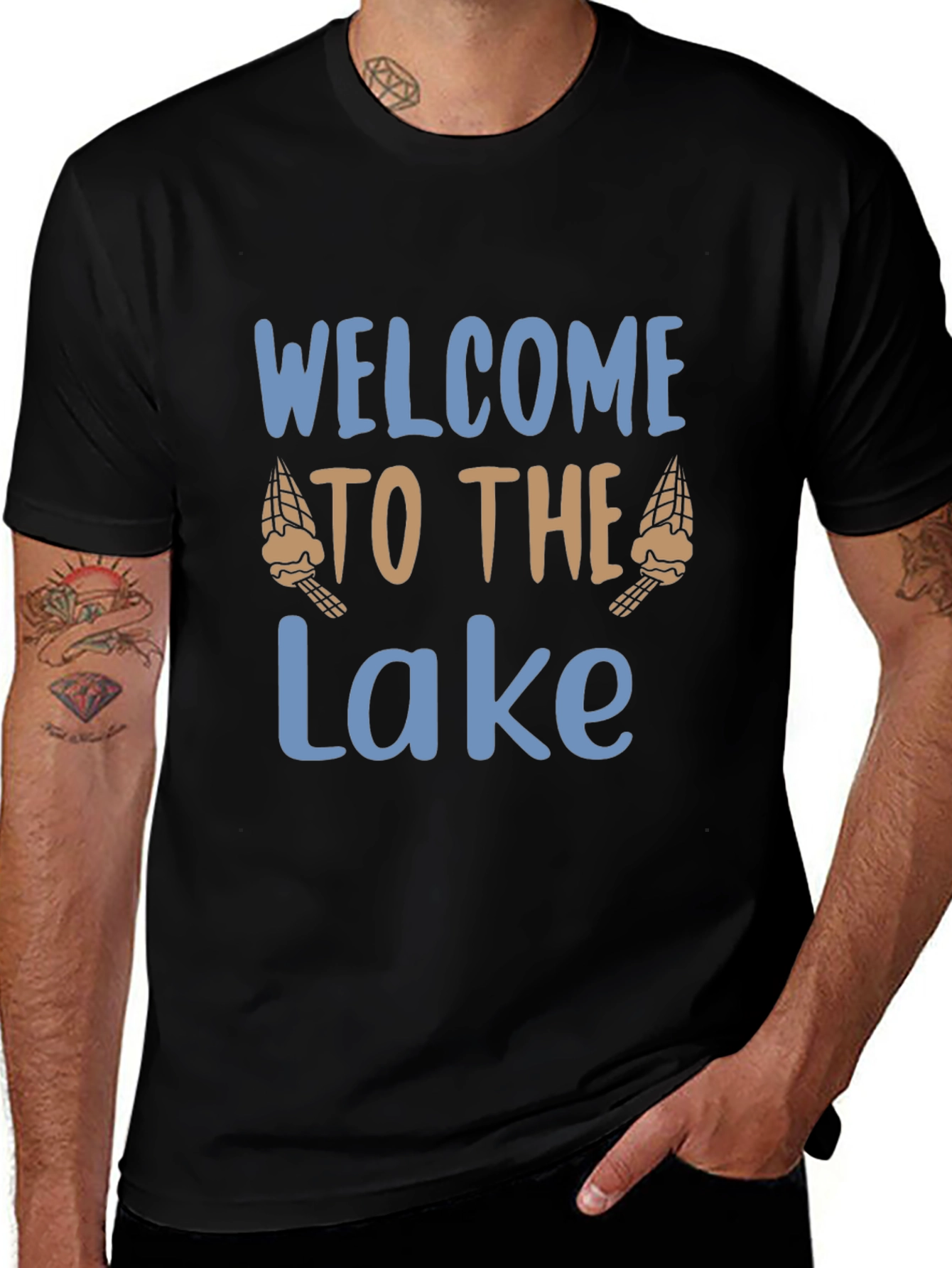 Welcome to the Lake Black T-Shirt