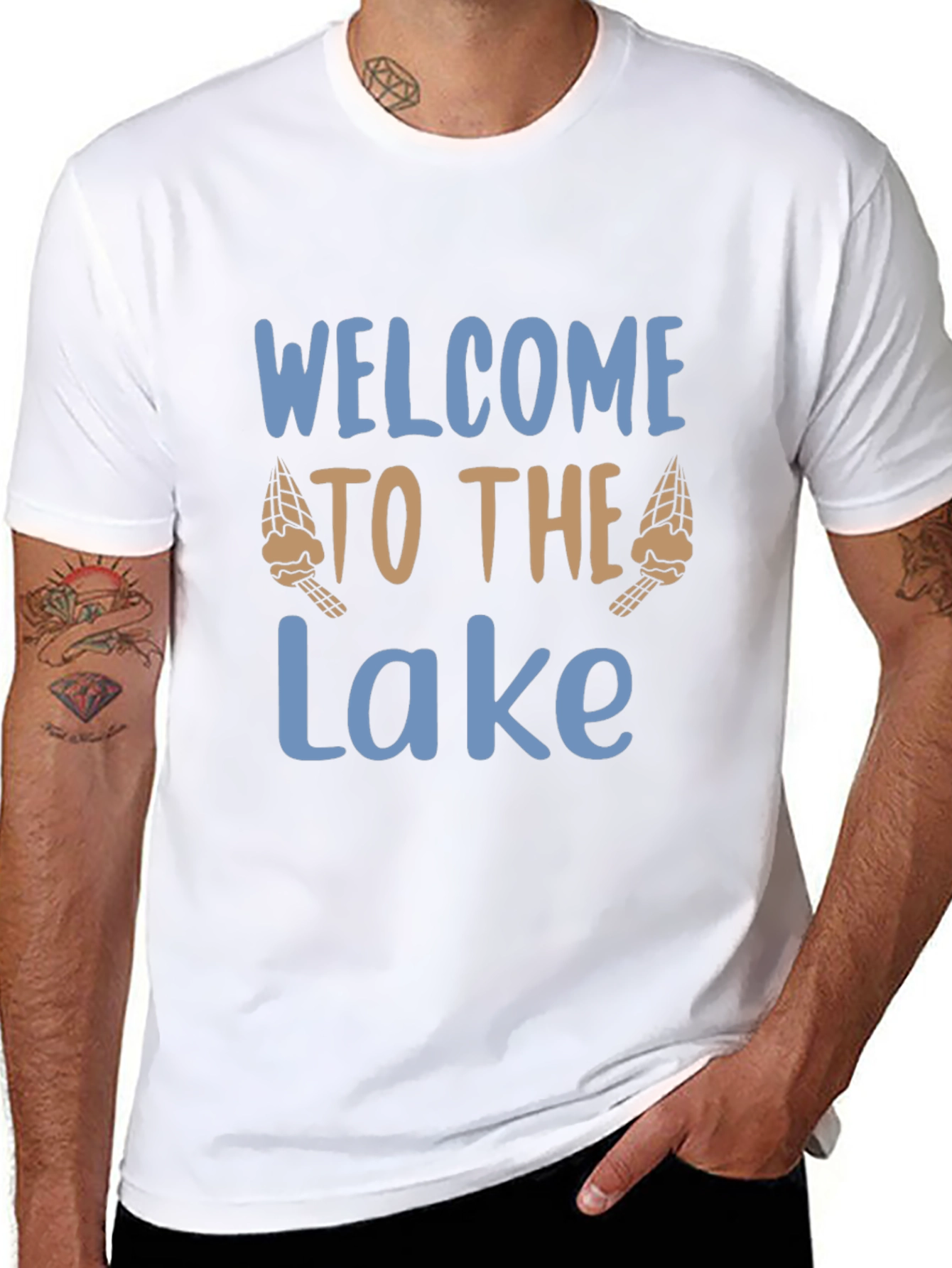 Welcome to the Lake Black T-Shirt