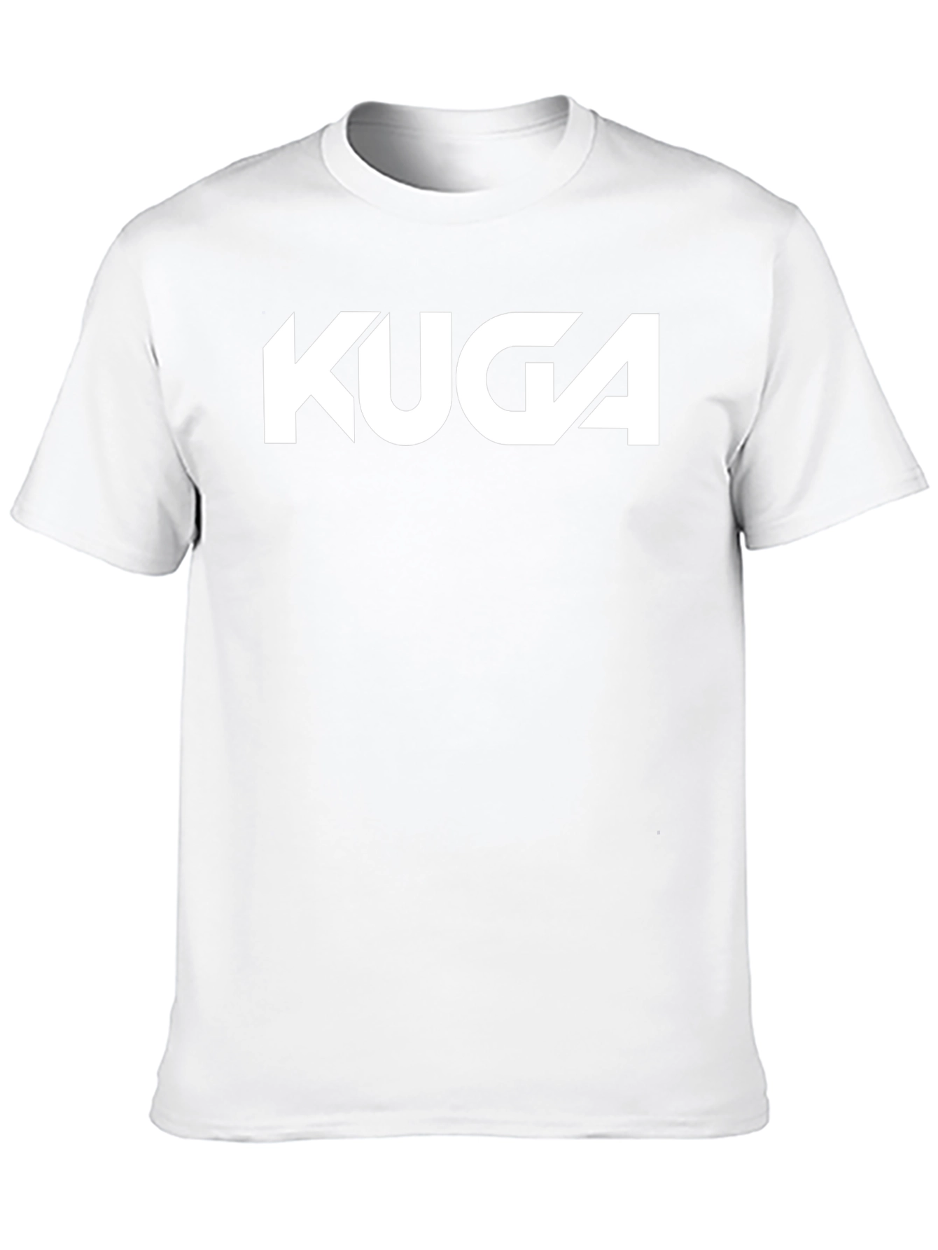 Kuga Graphic Tee - Black Cotton Blend T-Shirt