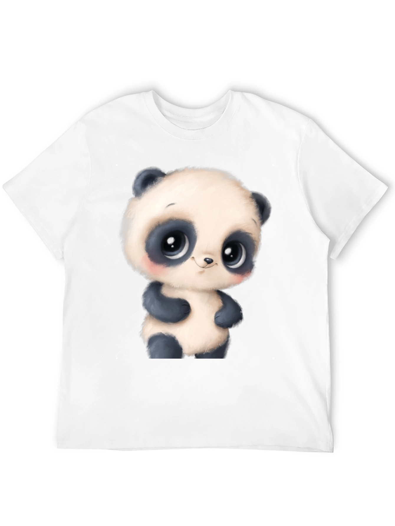 Cute Cartoon Panda Bear Graphic T-Shirt