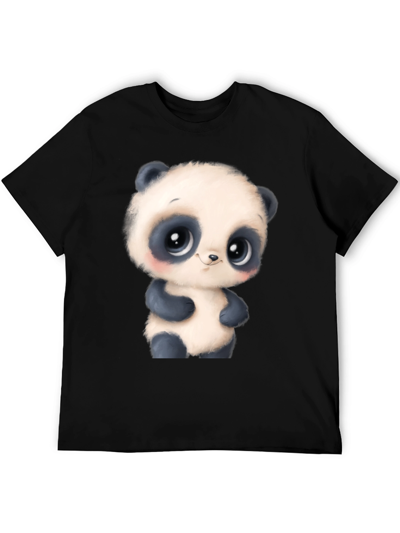 Cute Cartoon Panda Bear Graphic T-Shirt