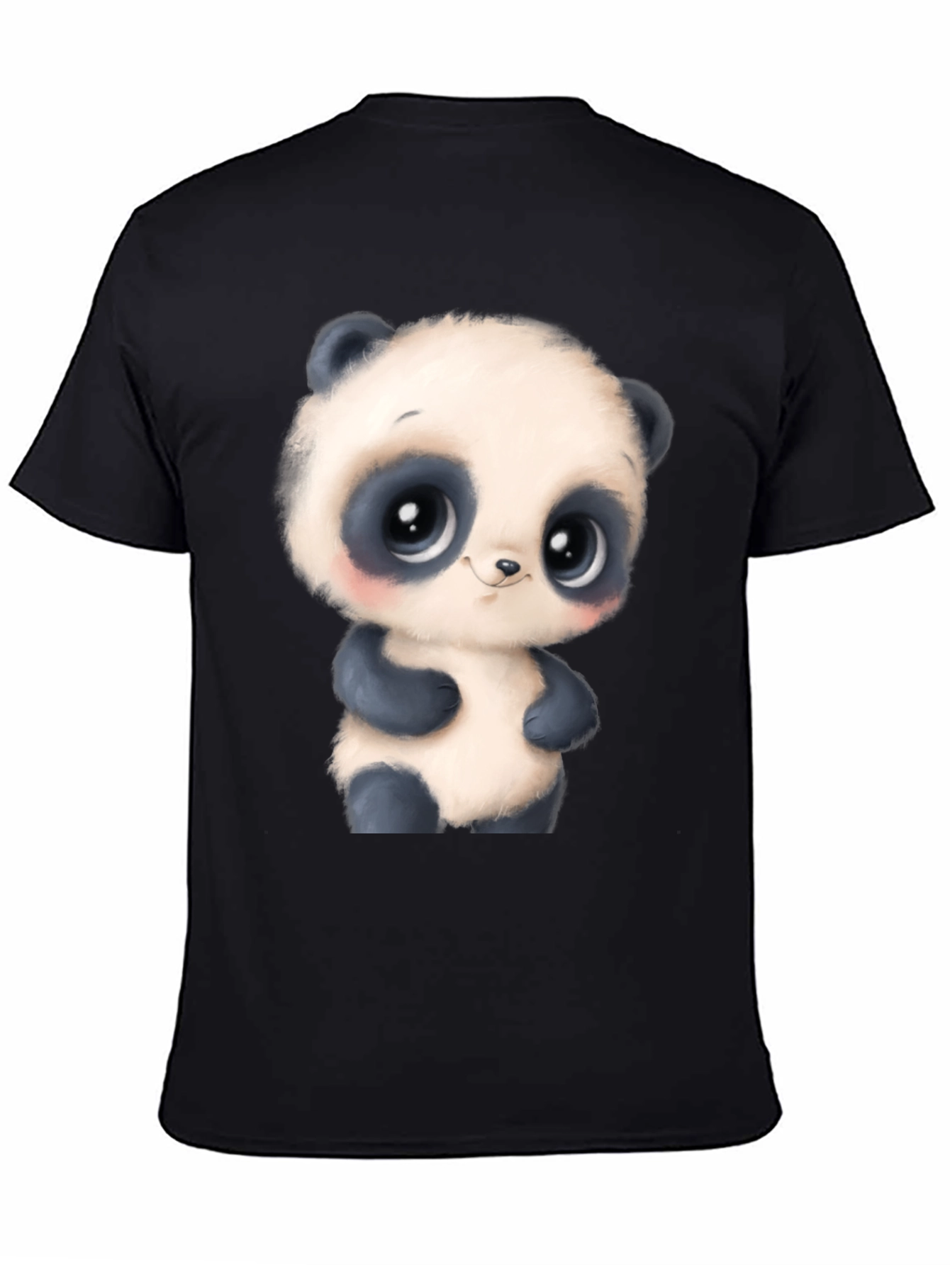 Cute Cartoon Panda Bear Graphic T-Shirt