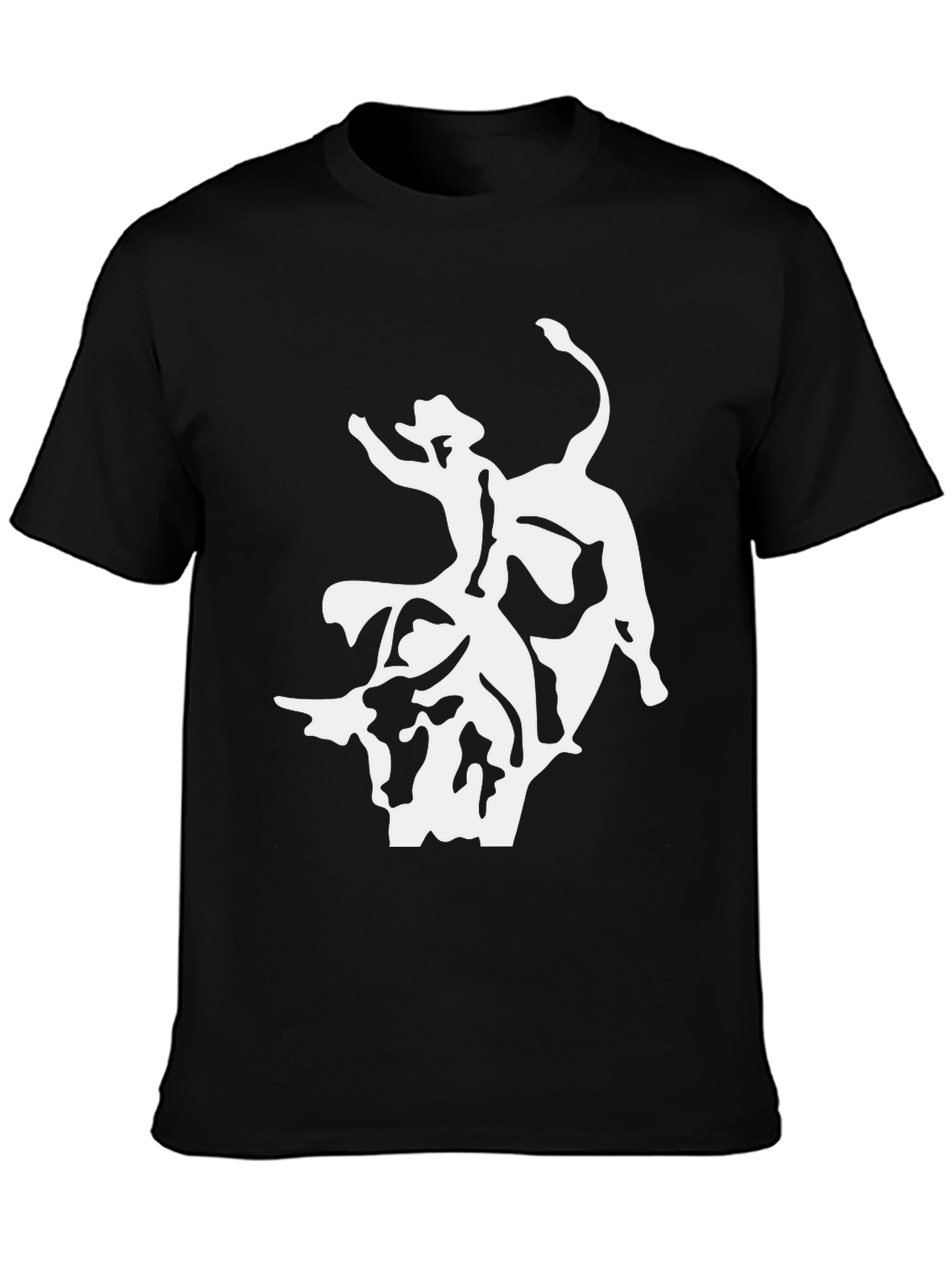 Rodeo Bull Rider Graphic Tee - Cowboy T-Shirt