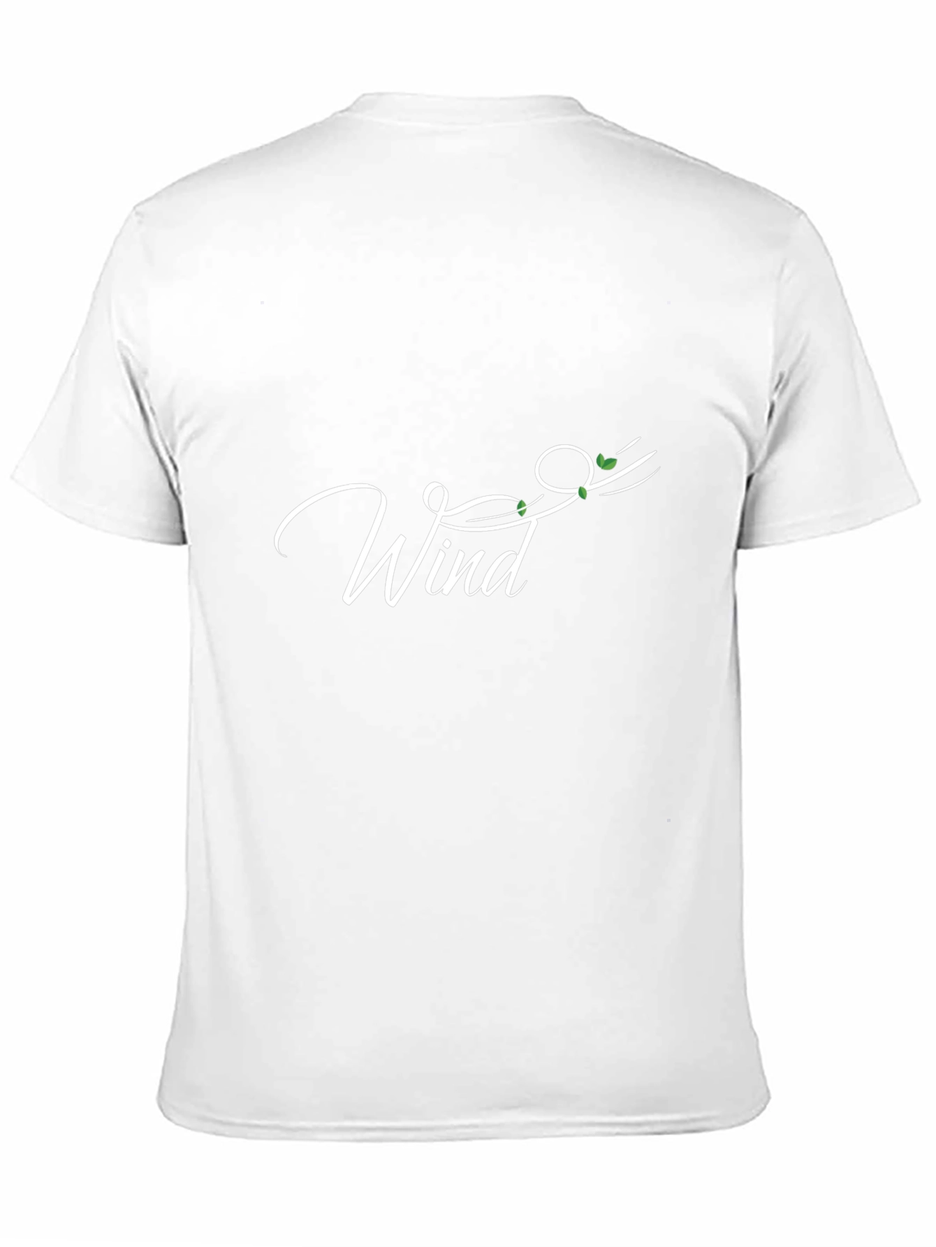 Wind Design Black T-Shirt