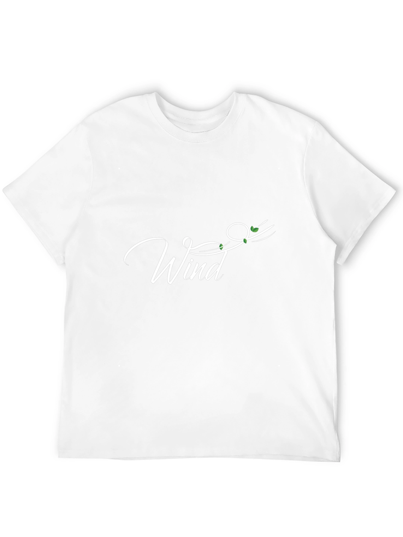 Wind Design Black T-Shirt
