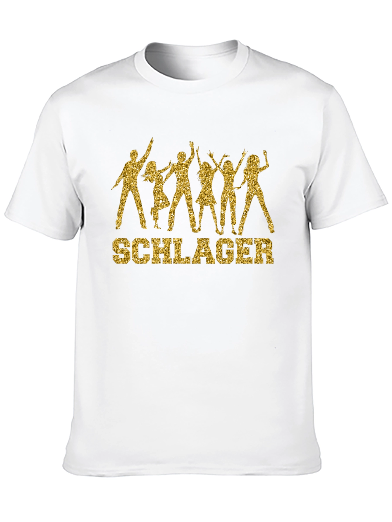Schlager Graphic Print Crew Neck T-Shirt