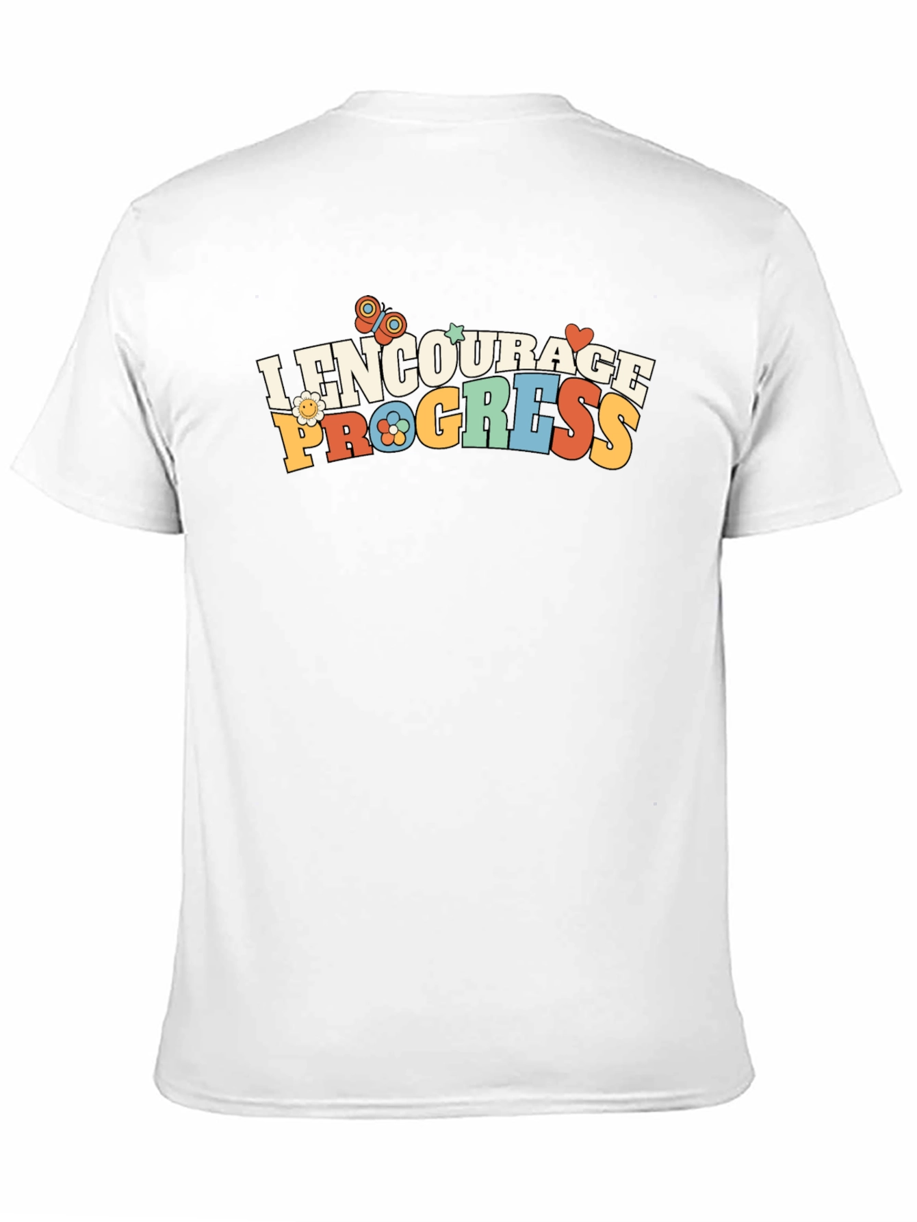 Encourage Progress T-Shirt - Retro Design