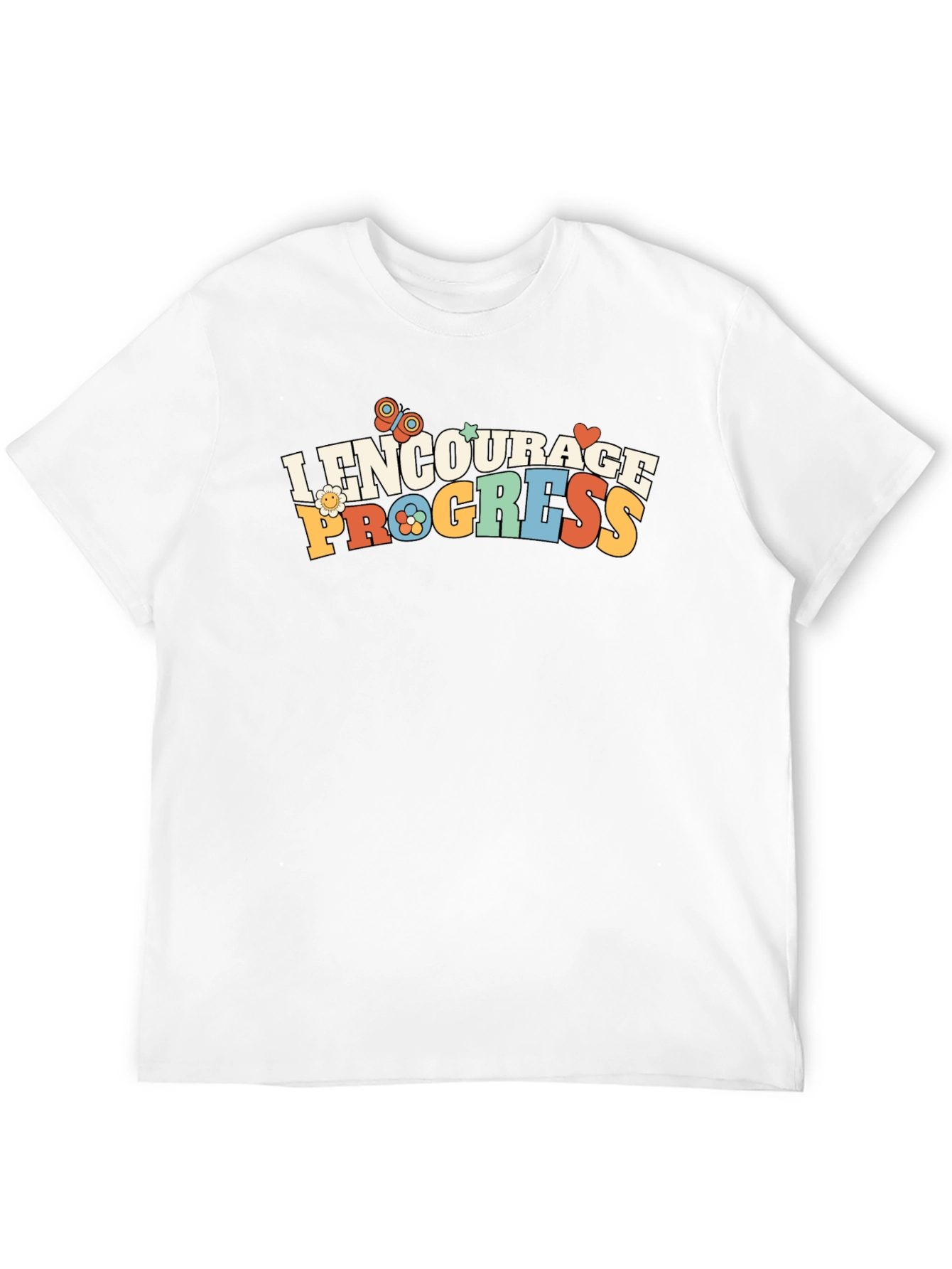 Encourage Progress T-Shirt - Retro Design
