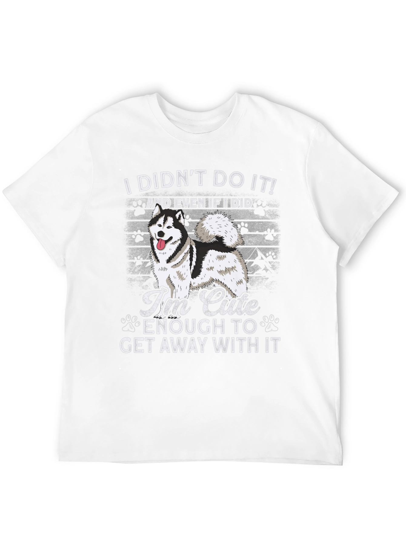 Cute Dog T-Shirt - I Didnt Do It!