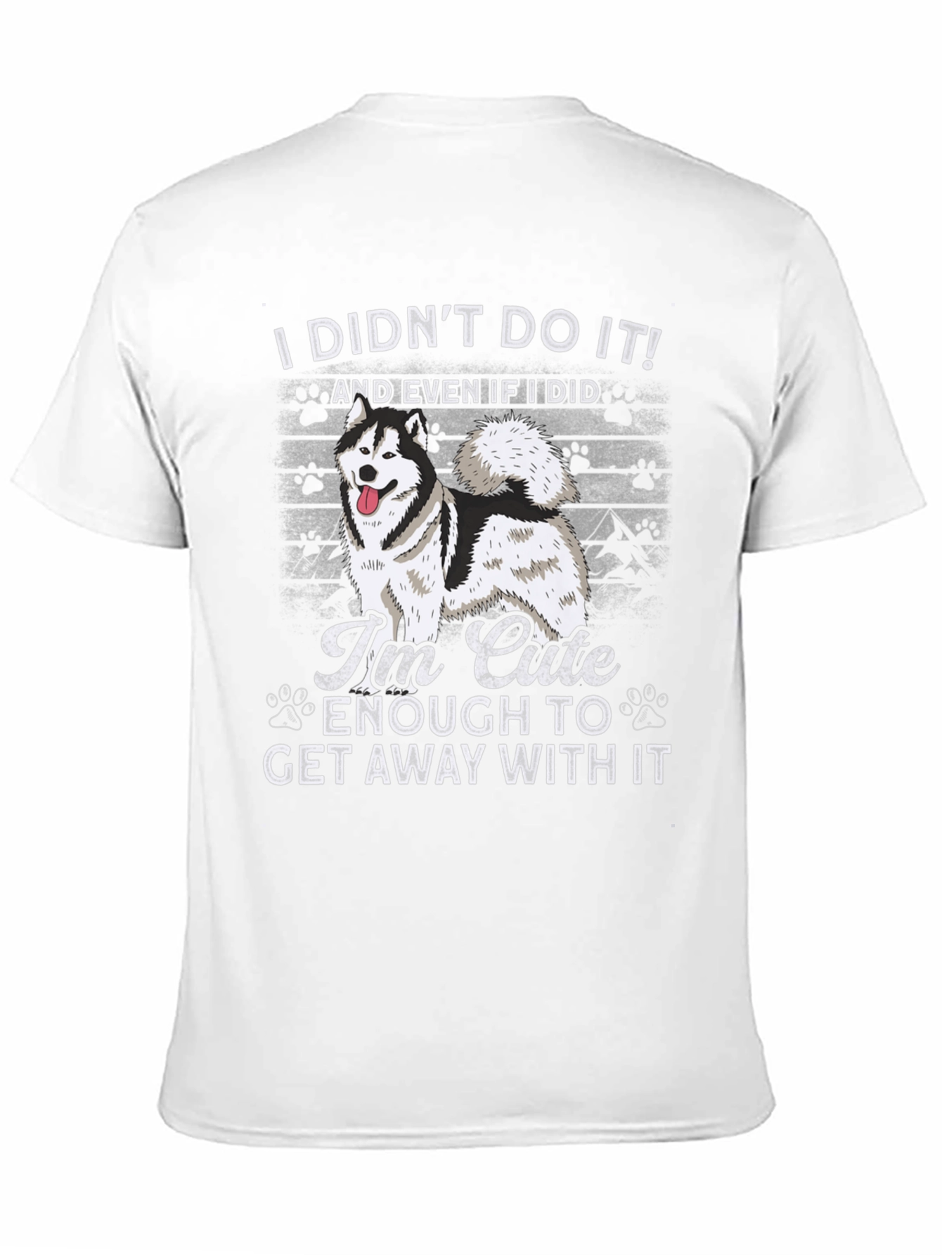 Cute Dog T-Shirt - I Didnt Do It!