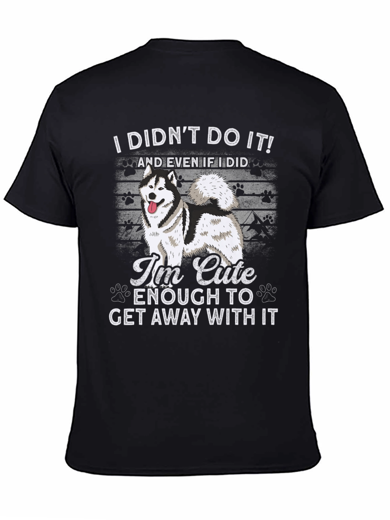Cute Dog T-Shirt - I Didnt Do It!