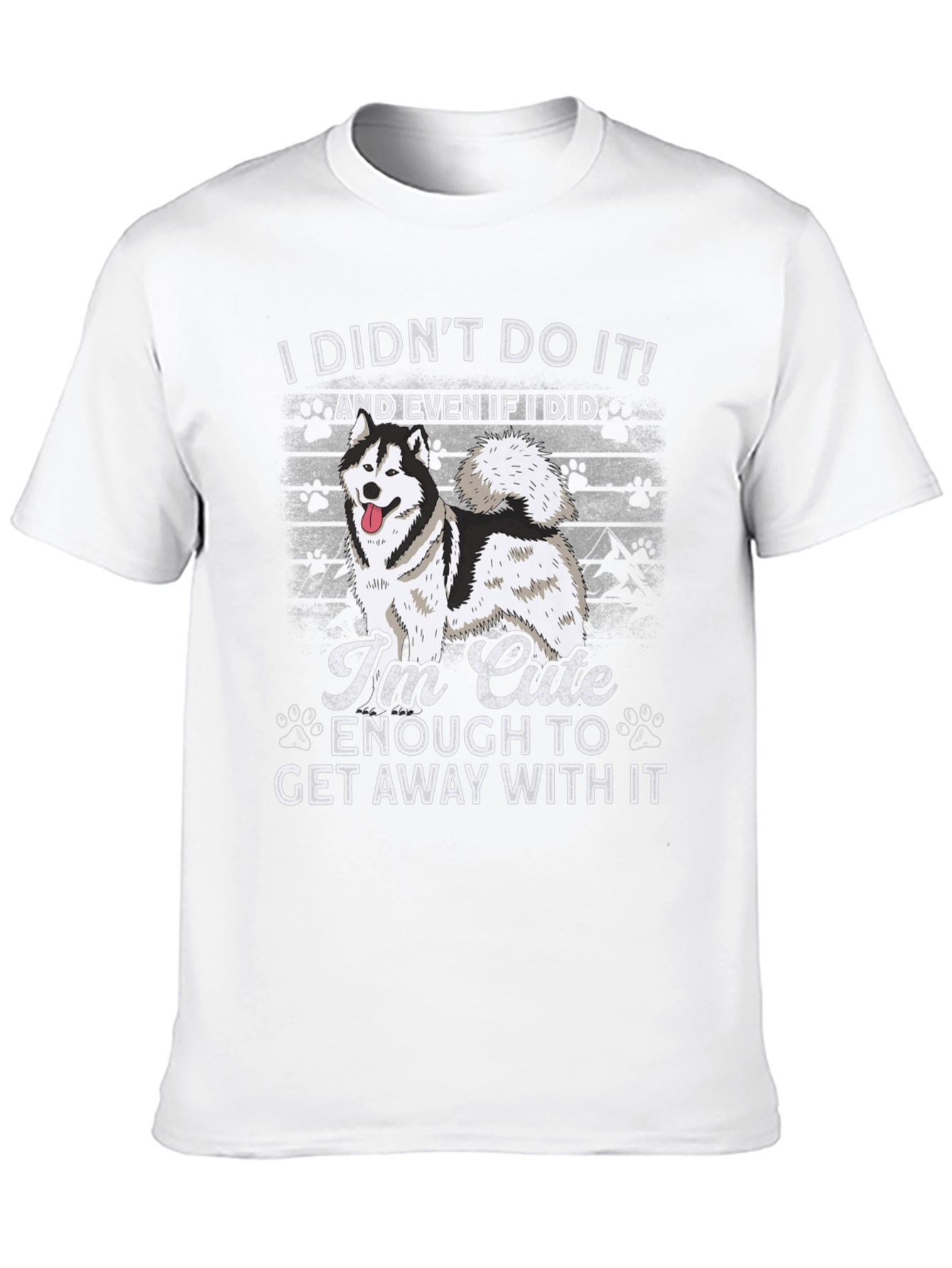 Cute Dog T-Shirt - I Didnt Do It!