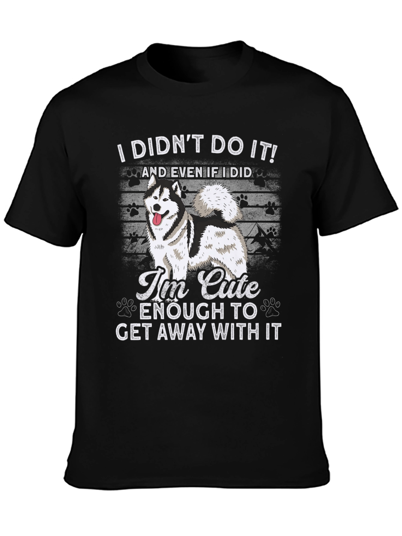 Cute Dog T-Shirt - I Didnt Do It!