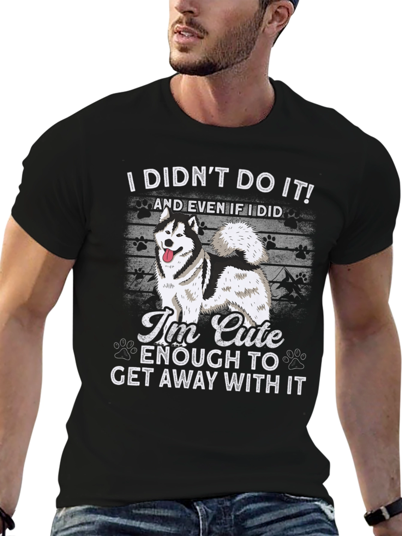 Cute Dog T-Shirt - I Didnt Do It!
