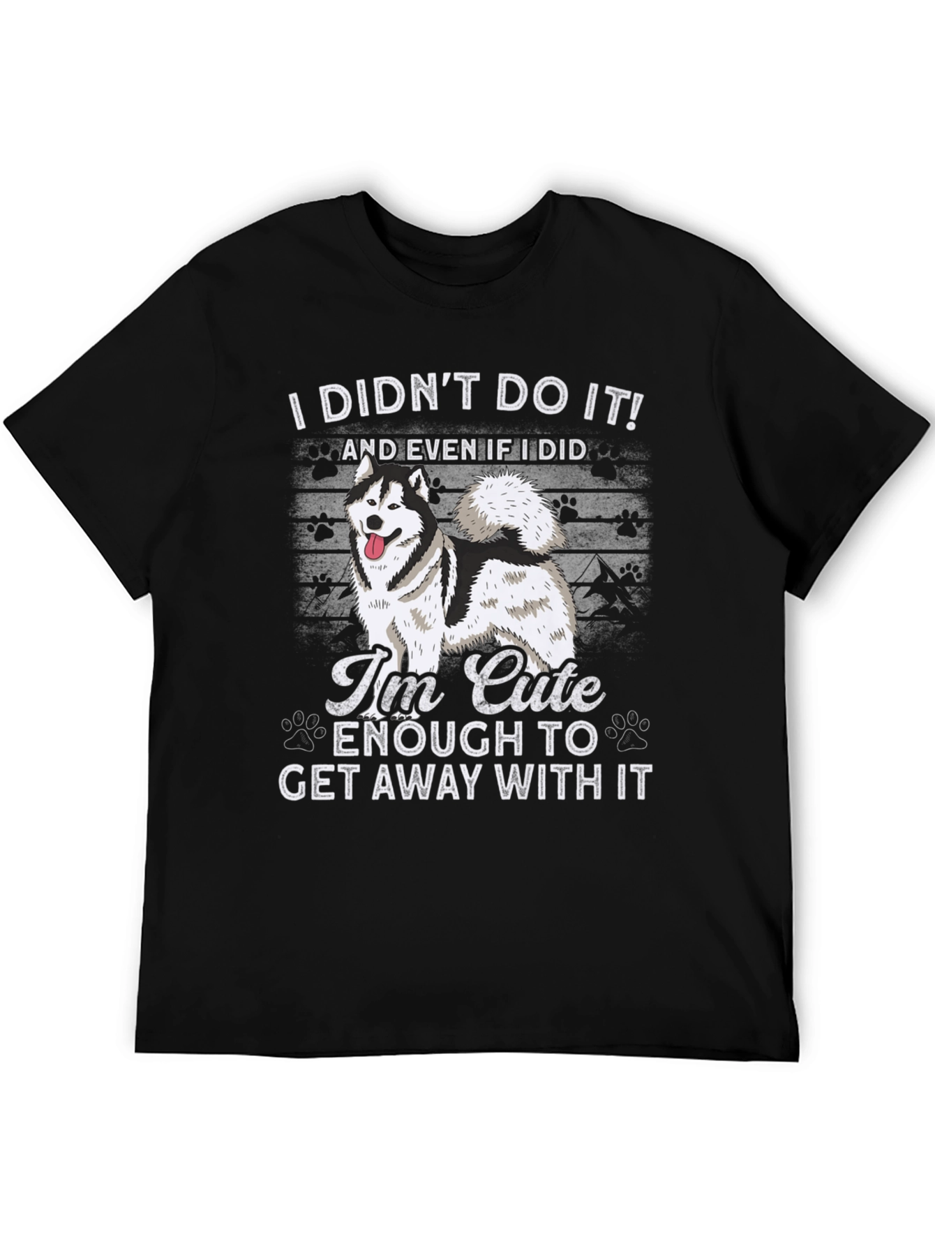 Cute Dog T-Shirt - I Didnt Do It!