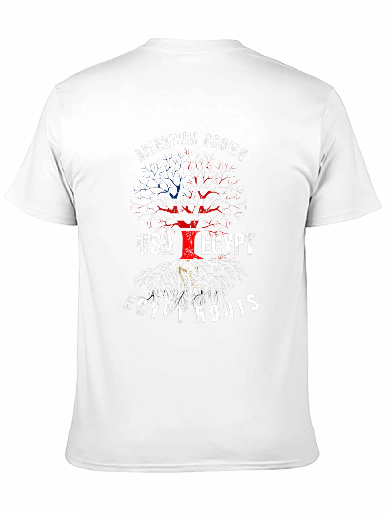 American Grown Egypt Roots Graphic T-Shirt