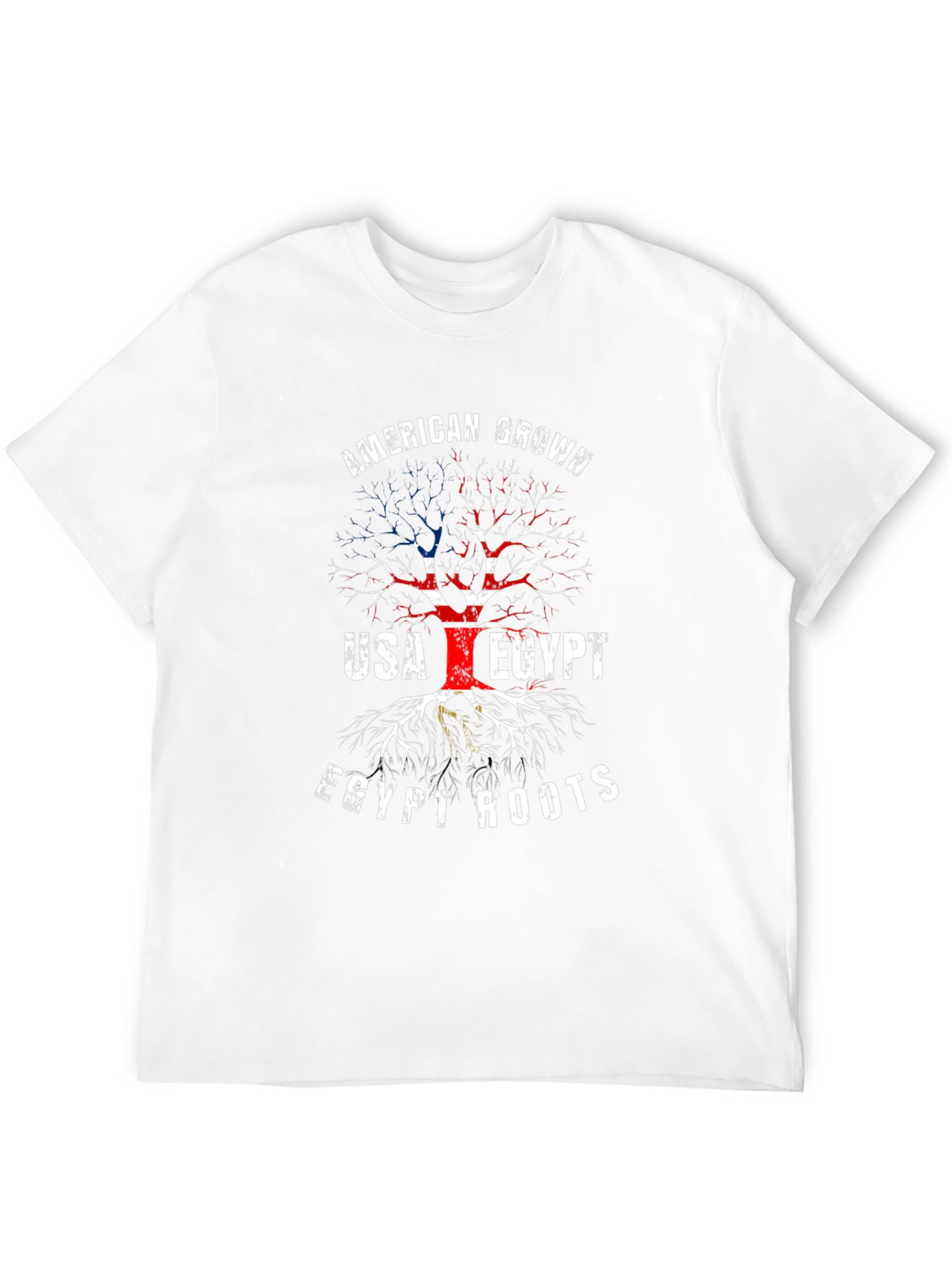 American Grown Egypt Roots Graphic T-Shirt