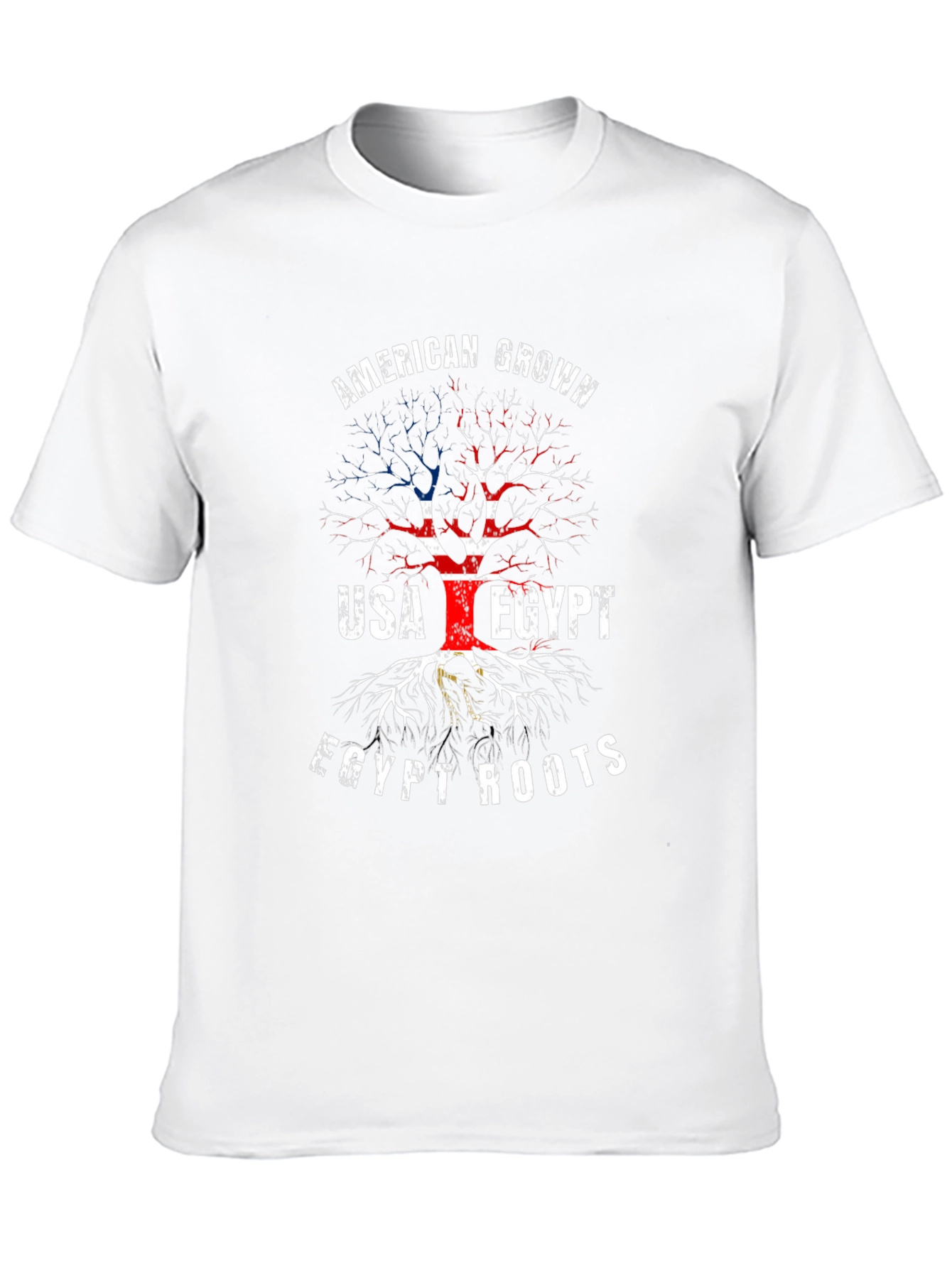 American Grown Egypt Roots Graphic T-Shirt