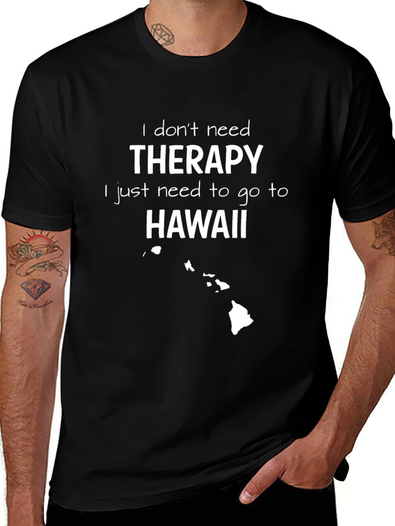 Hawaii Therapy T-Shirt - Island State Vacation Tee