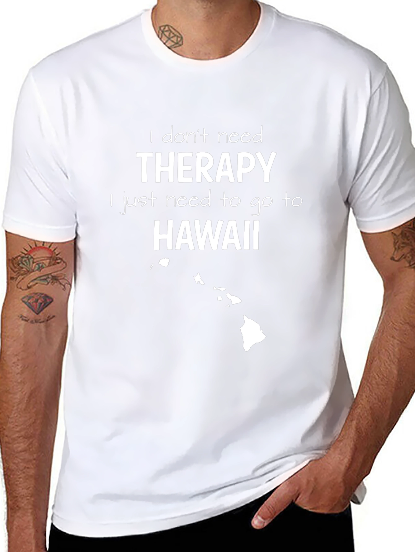 Hawaii Therapy T-Shirt - Island State Vacation Tee