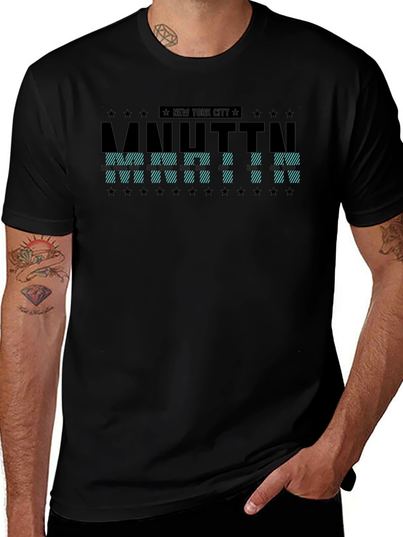 Manhattan New York City Graphic Tee