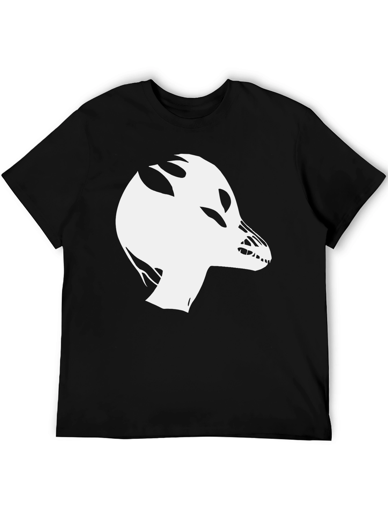 Abstract Creature Graphic Tee - Black