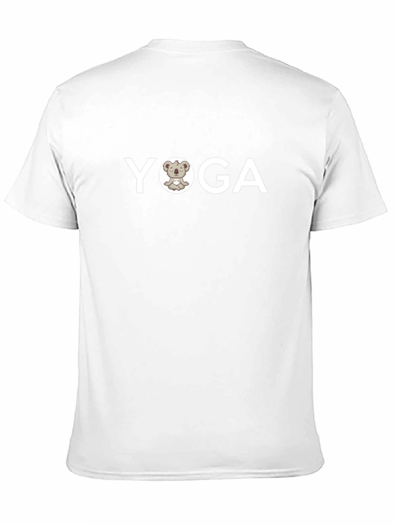 Yoga Koala Graphic T-Shirt - Black