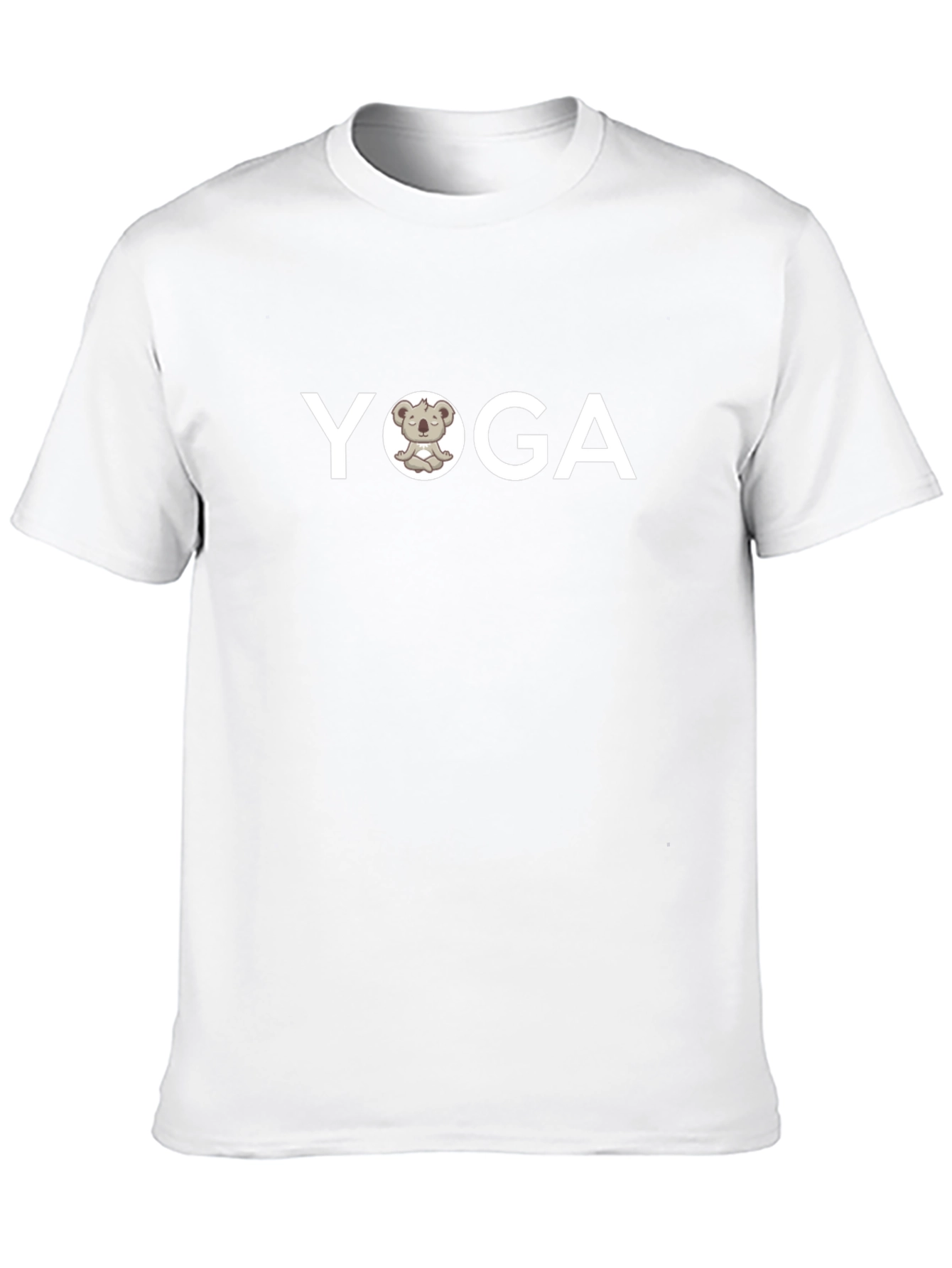 Yoga Koala Graphic T-Shirt - Black