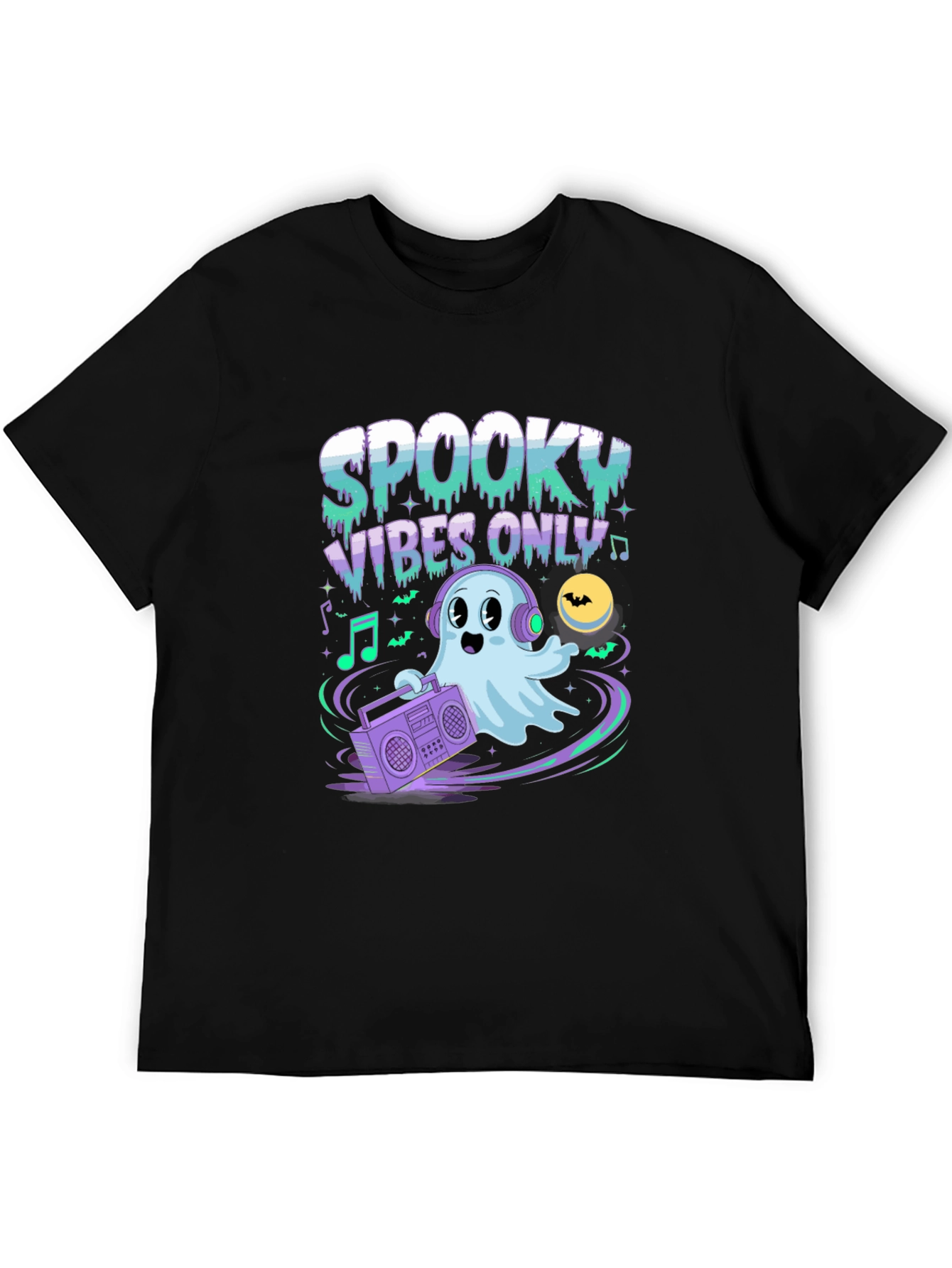 Spooky Vibes Only Halloween Graphic Tee