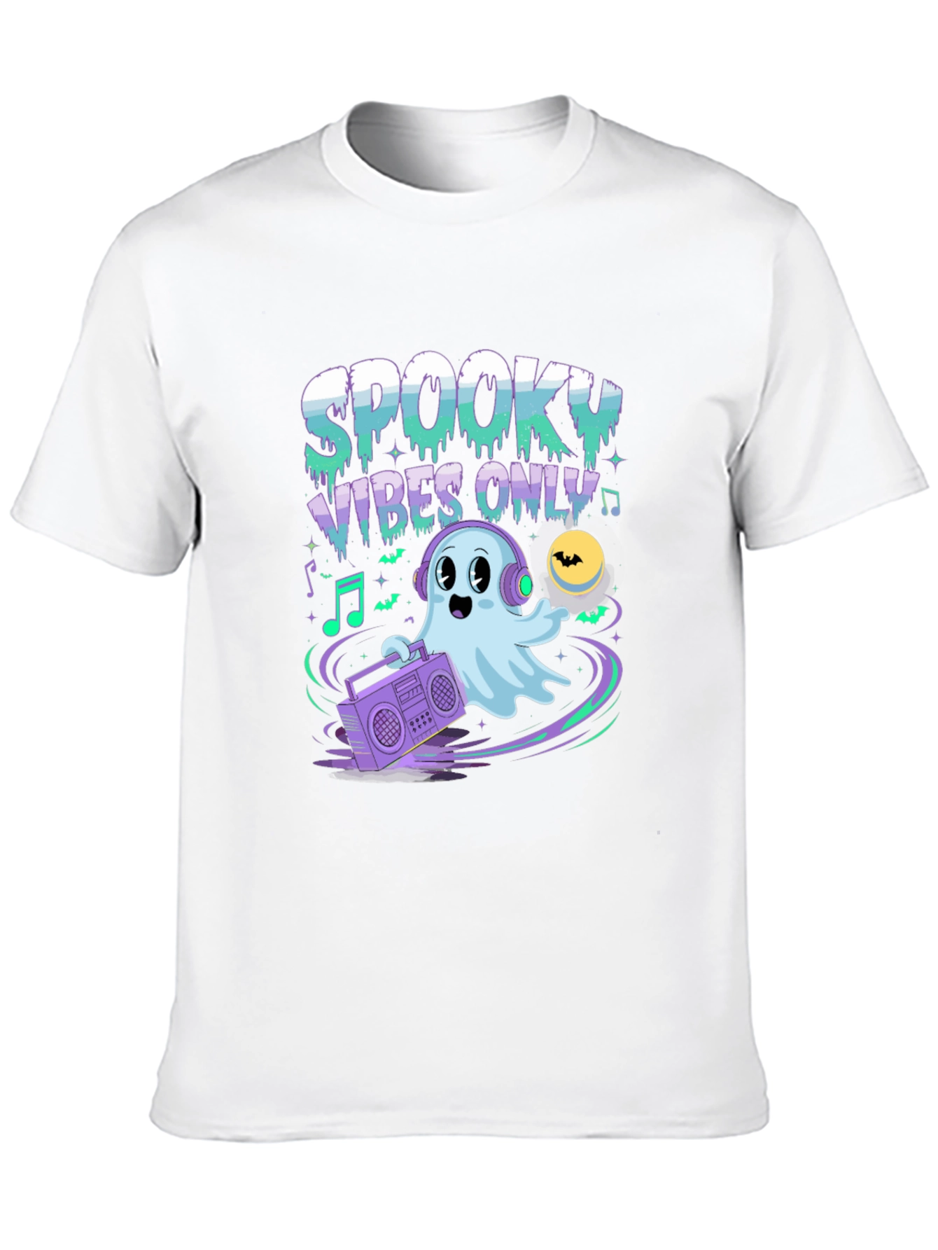 Spooky Vibes Only Halloween Graphic Tee