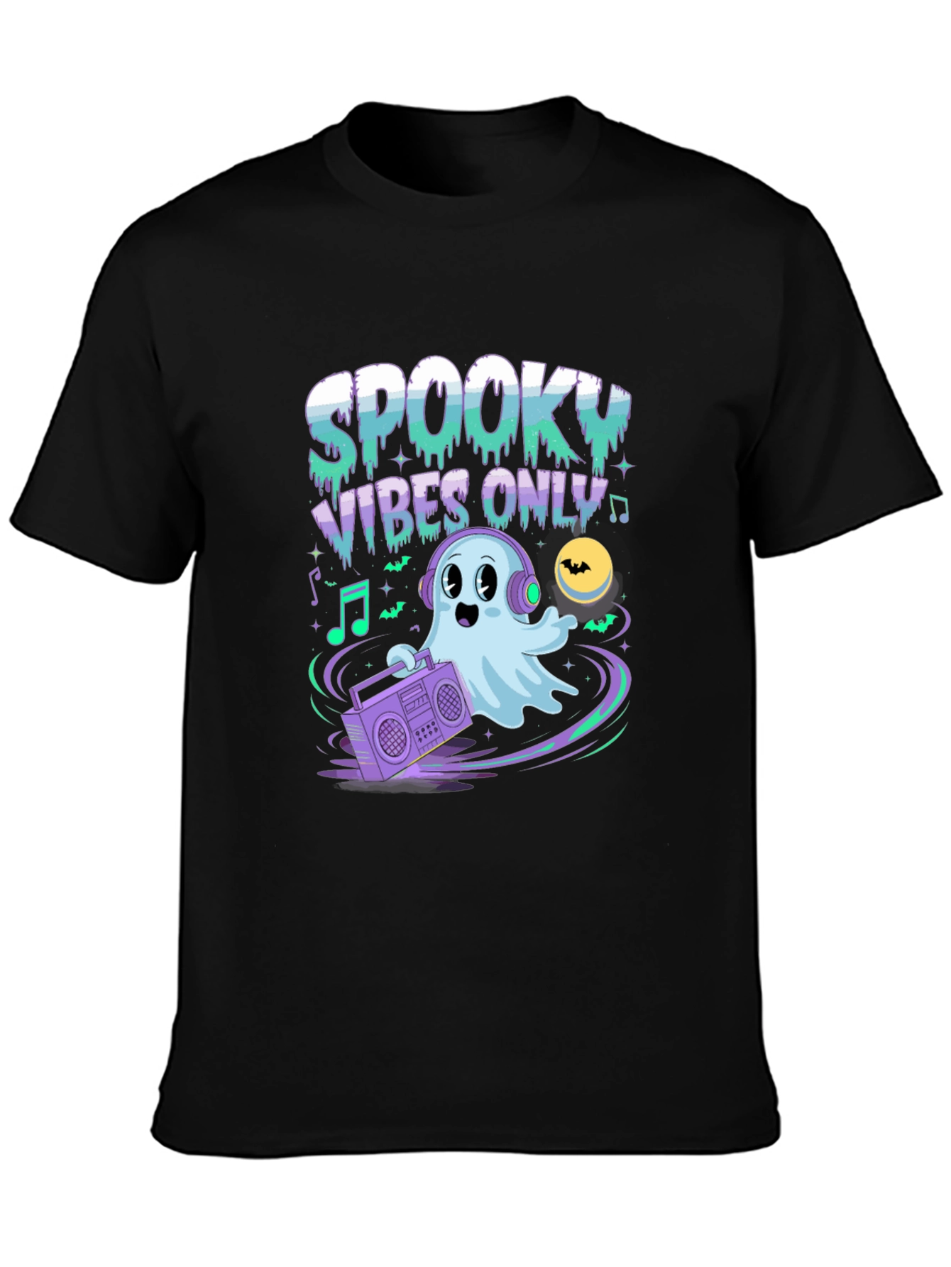 Spooky Vibes Only Halloween Graphic Tee