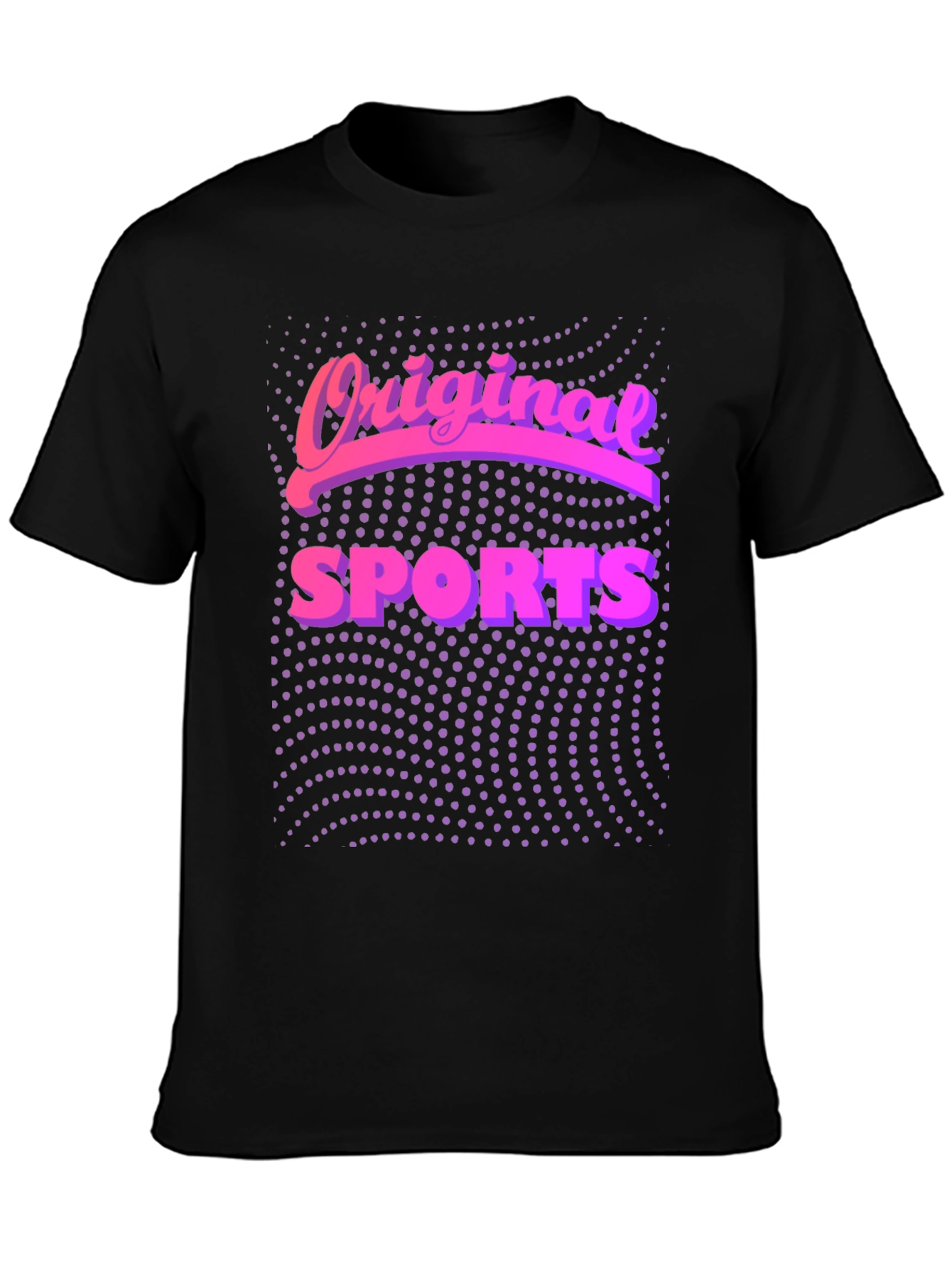 Original Sports Black Graphic T-Shirt