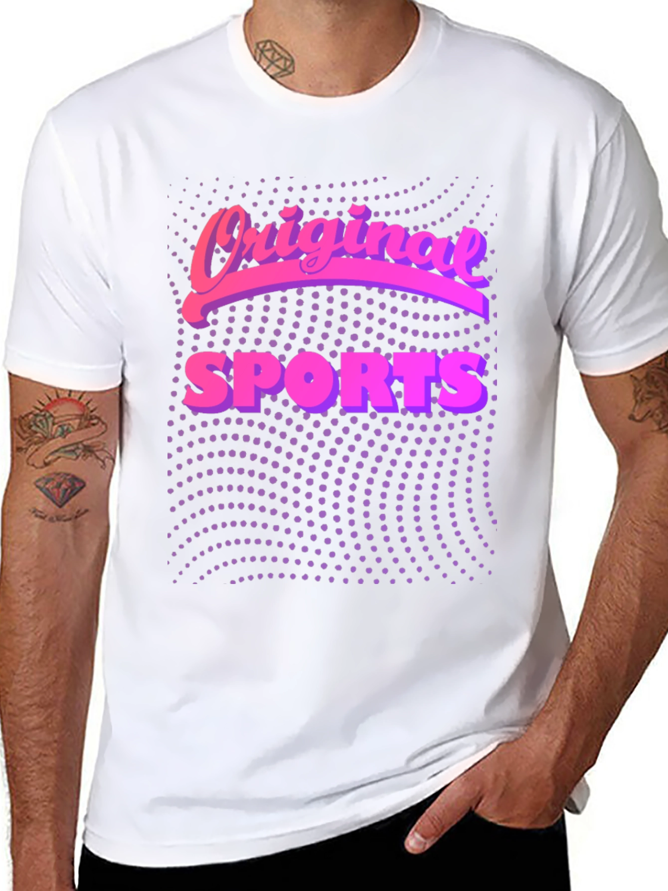 Original Sports Black Graphic T-Shirt