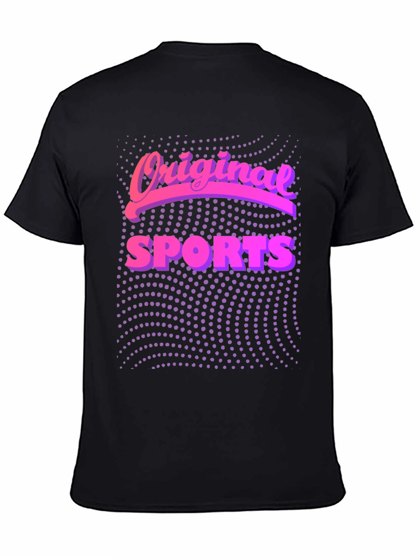Original Sports Black Graphic T-Shirt