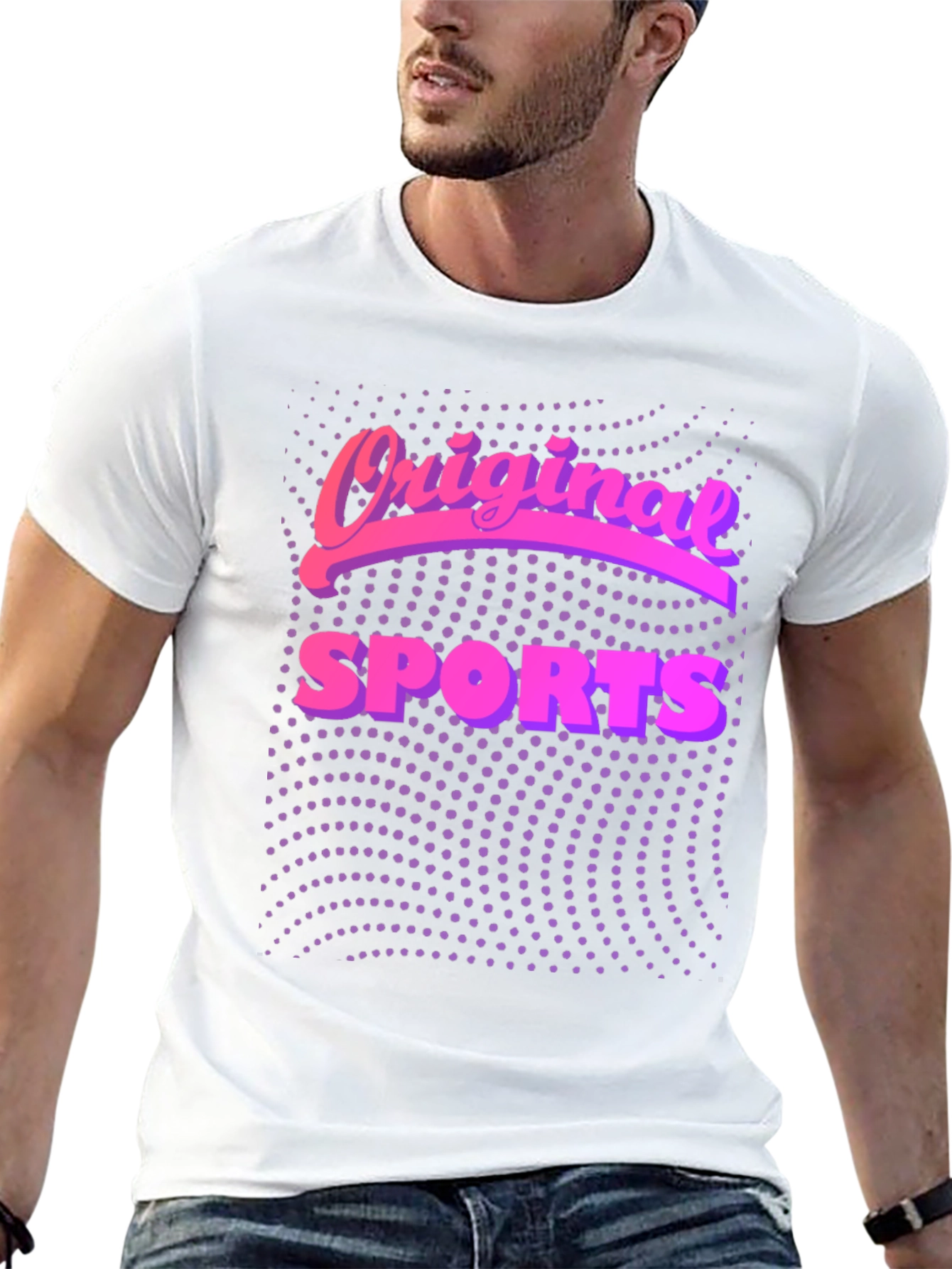 Original Sports Black Graphic T-Shirt